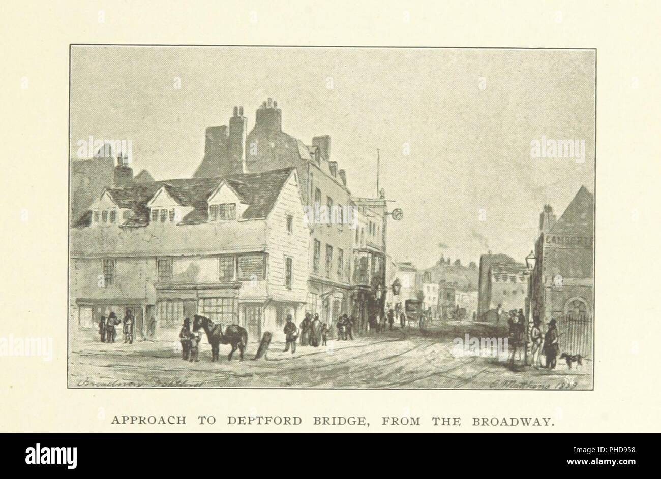 Bild von Seite 23 der "Erinnerungen an alte Deptford. Von der alten Drucke, Zeichnungen wiedergegeben. Fotografiert, gesammelt, und von T. Sturdee, etc' angeordnet. Stockfoto