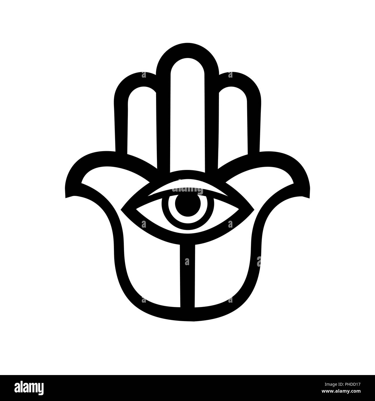 Hamsa (Hand der Fatima) Stockfoto