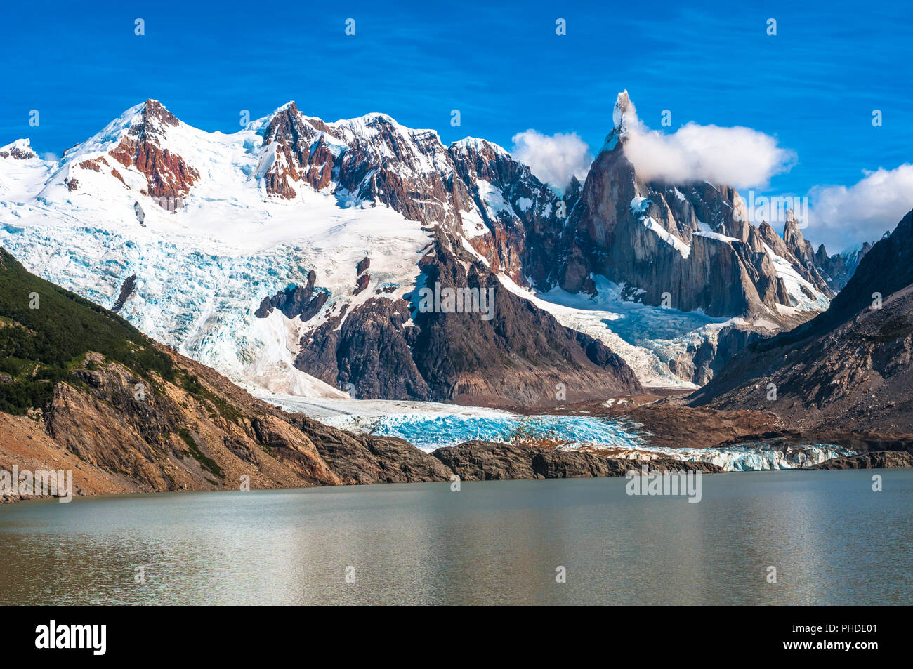 Cerro Torre Berg, Patagonien, Argentinien Stockfoto