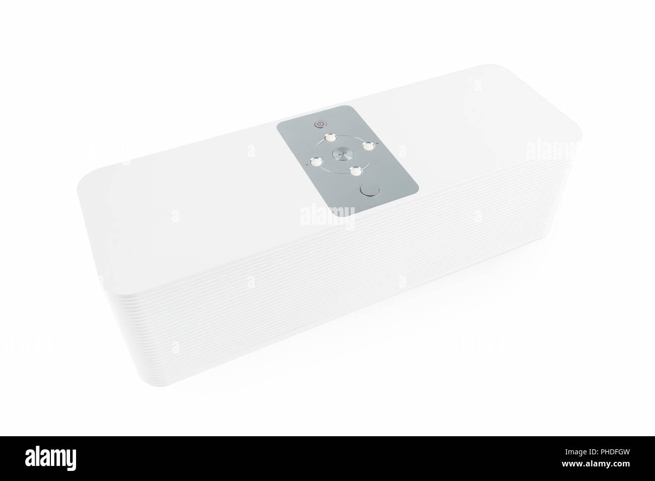 Bluetooth Lautsprecher isoliert Stockfoto