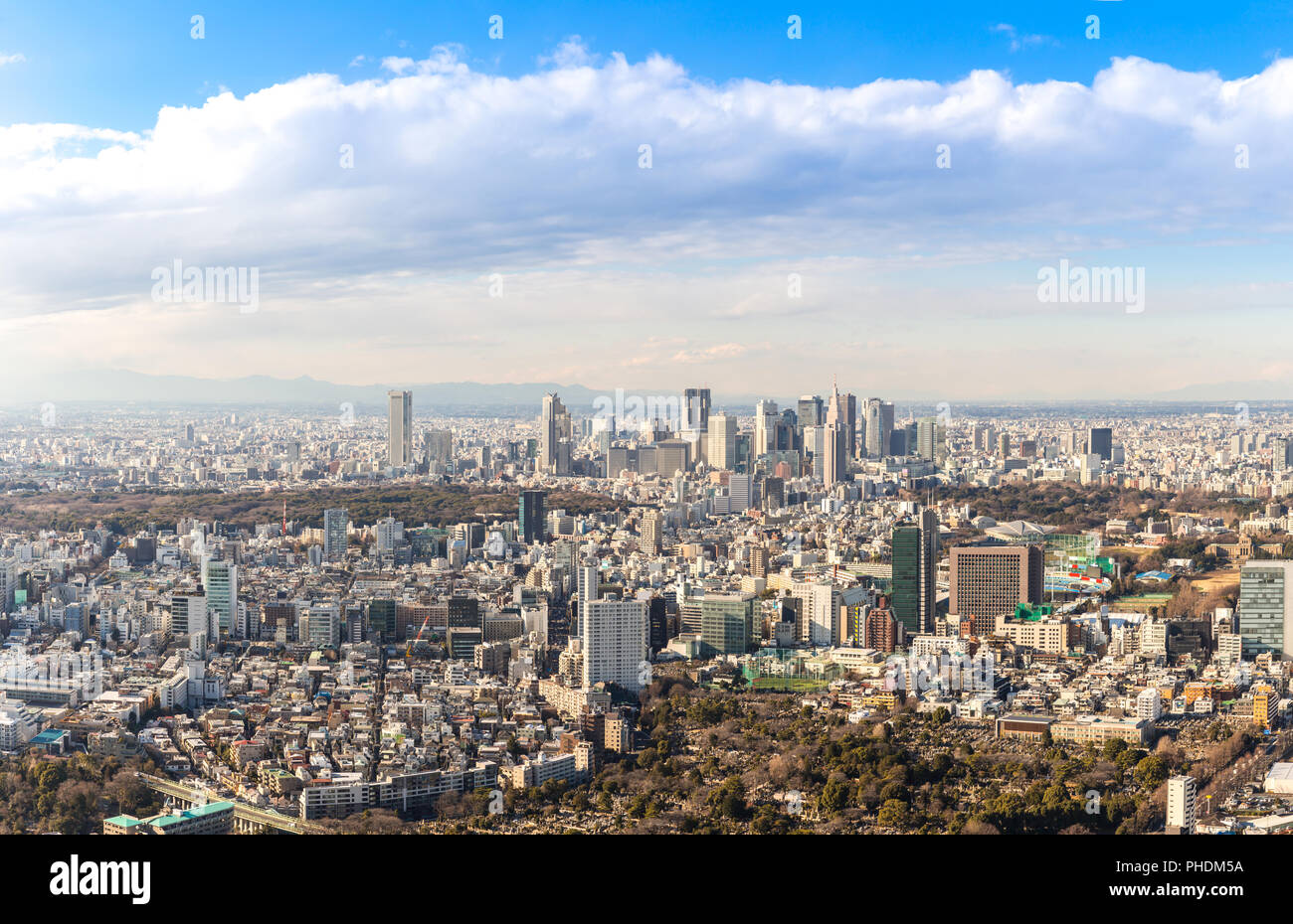 Tokyo Shinjuku skylines Stockfoto