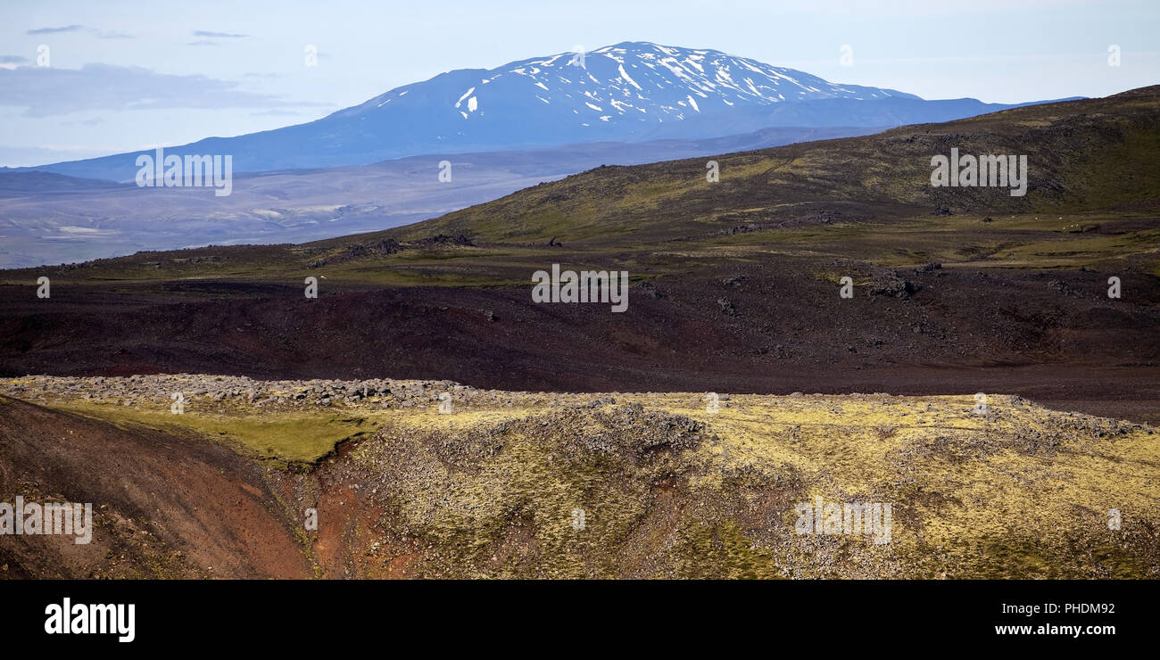 Vulkan Hekla, South Island, Island, Europa Stockfoto