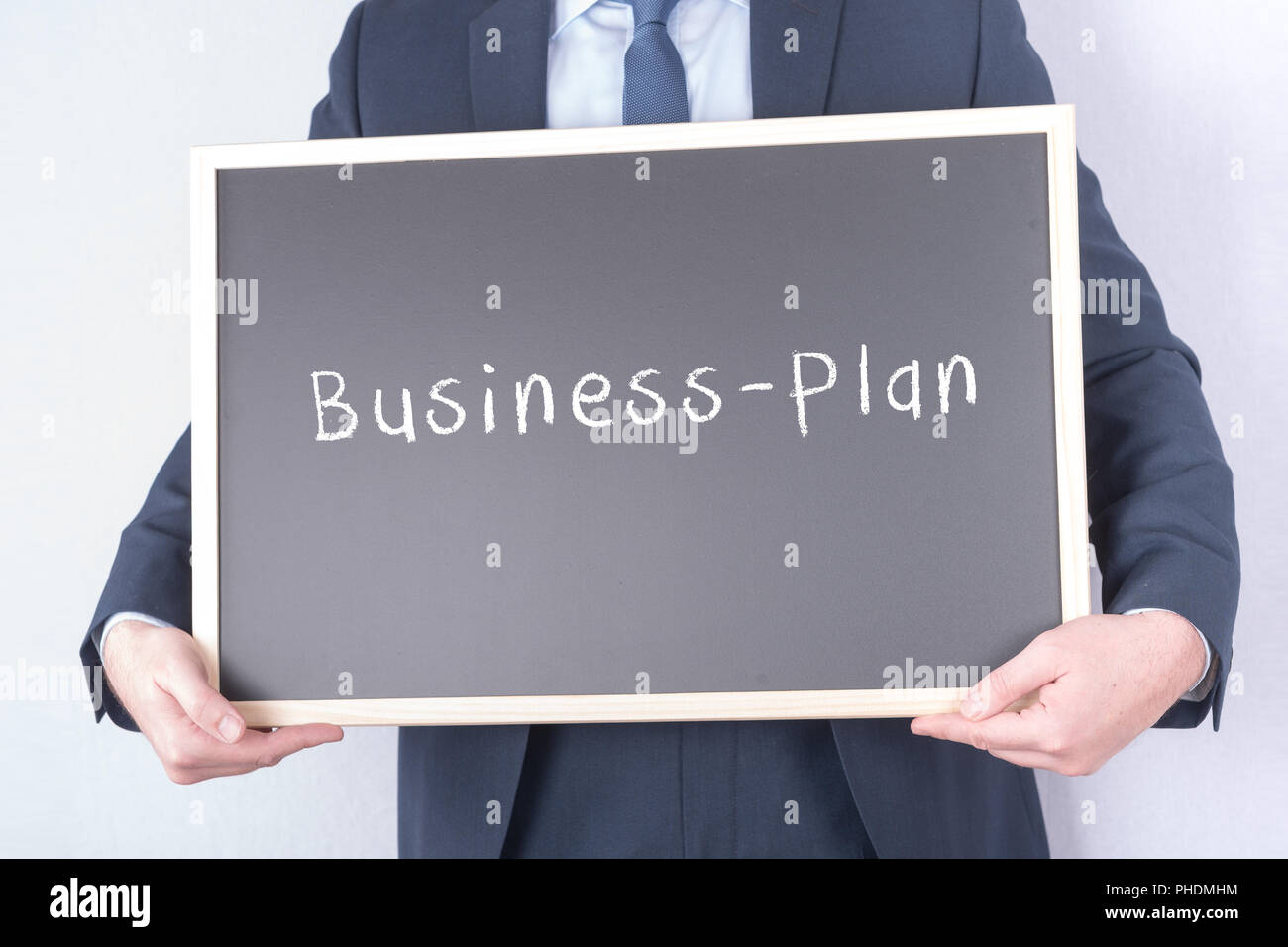 Business Plan für Start-up-Unternehmen Stockfoto