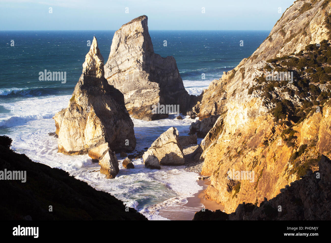 Praia da Ursa, Portugal Stockfoto