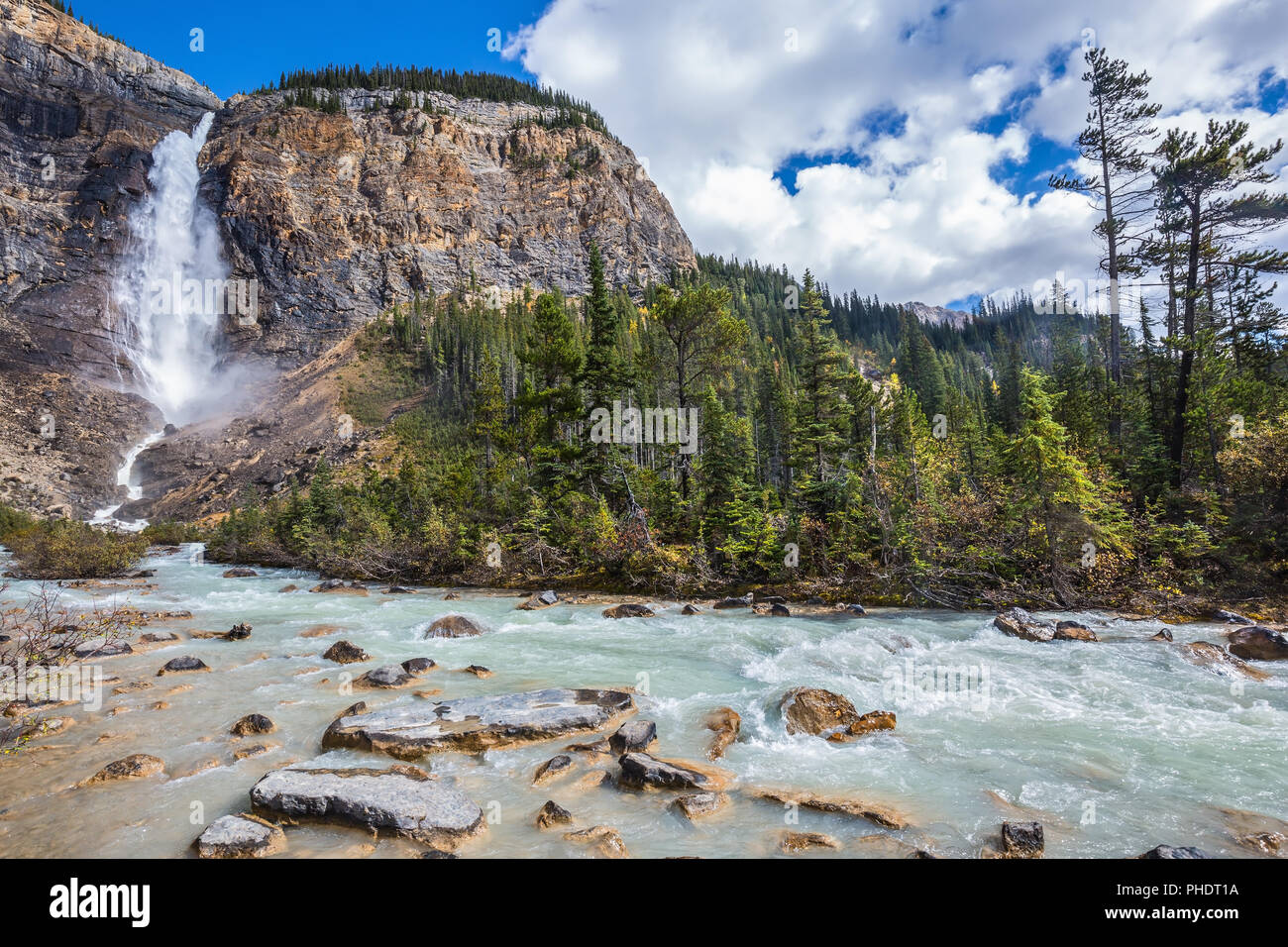 Der Yoho National Park in den Rocky Mountains Stockfoto