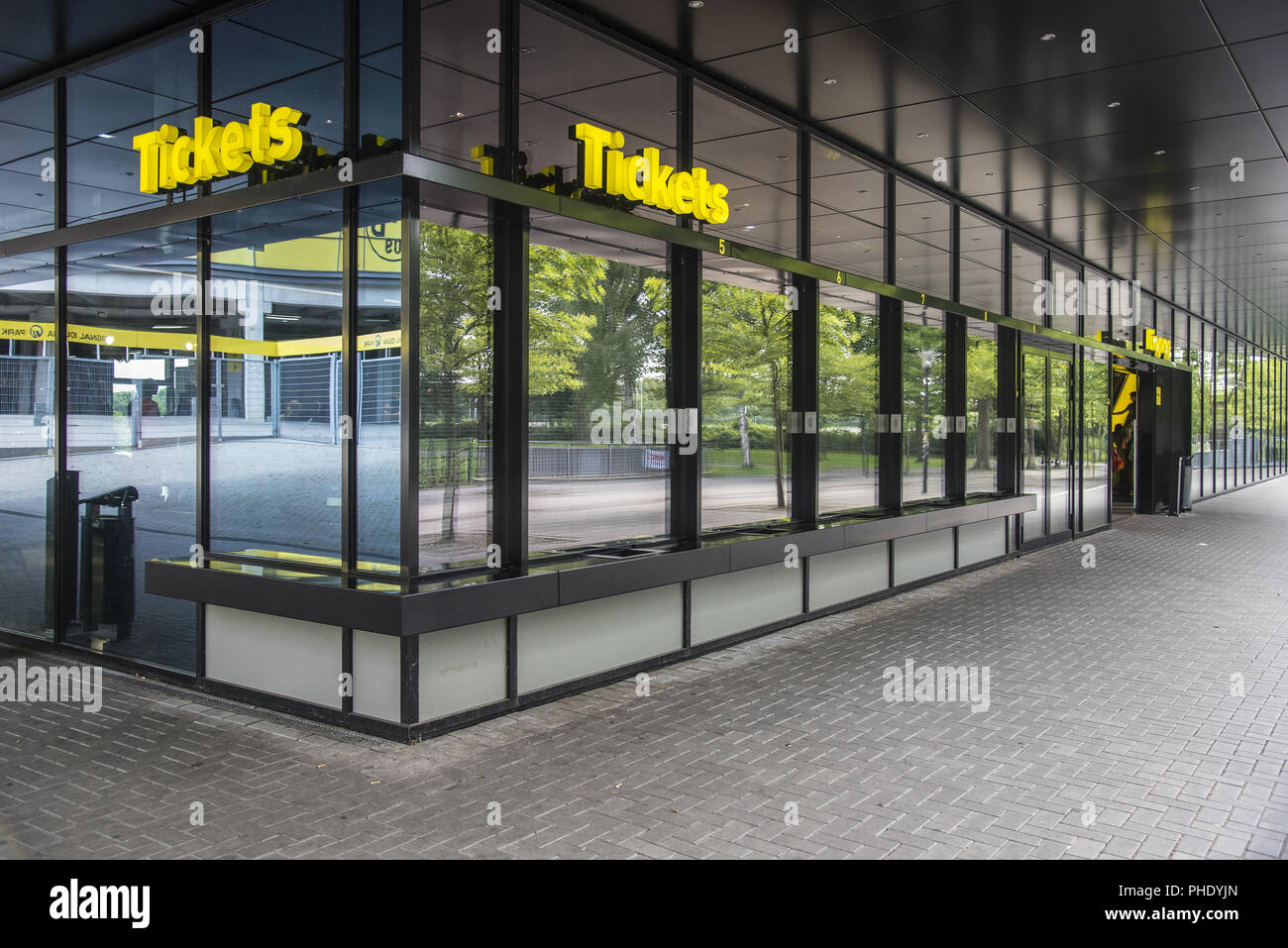 Fanshop BVB Stockfoto