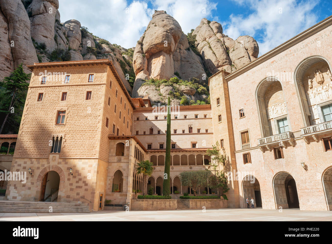 Kloster Montserrat in Barcelona, Spanien Stockfoto