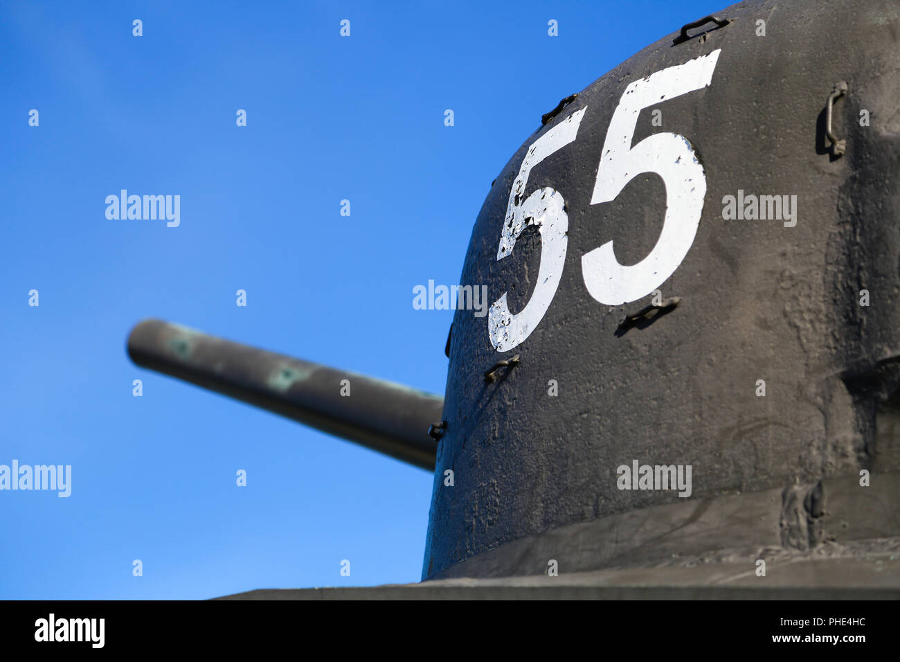 Tank Juno Beach Stockfoto