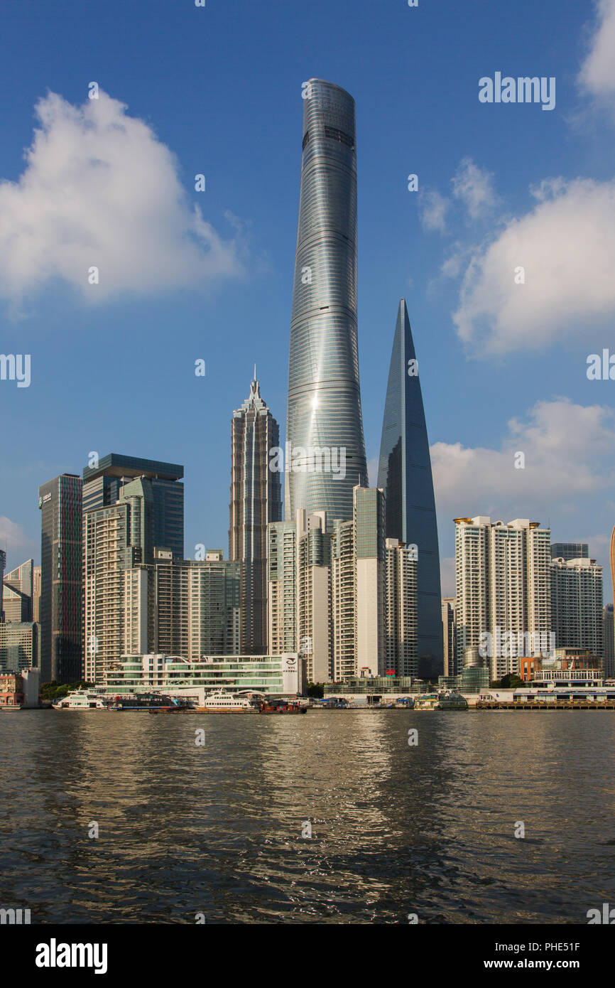 SHANGHAI TOWER, 632 m Stockfoto