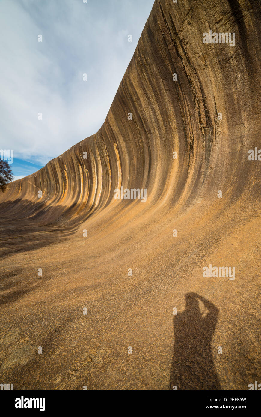 Wave Rock in Westaustralien Stockfoto