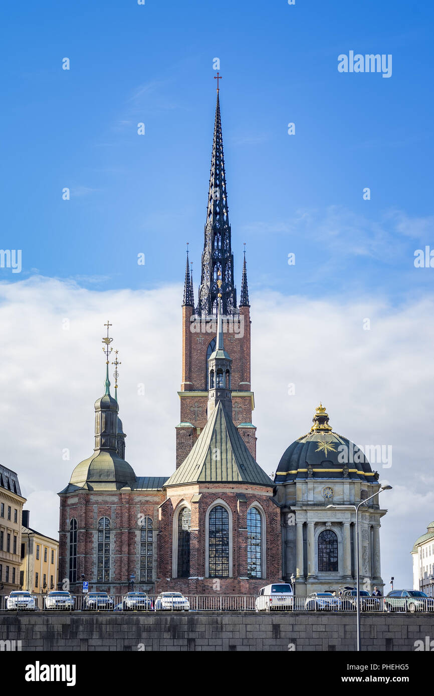 Riddarholmen Kirche in Stockholm Schweden Stockfoto