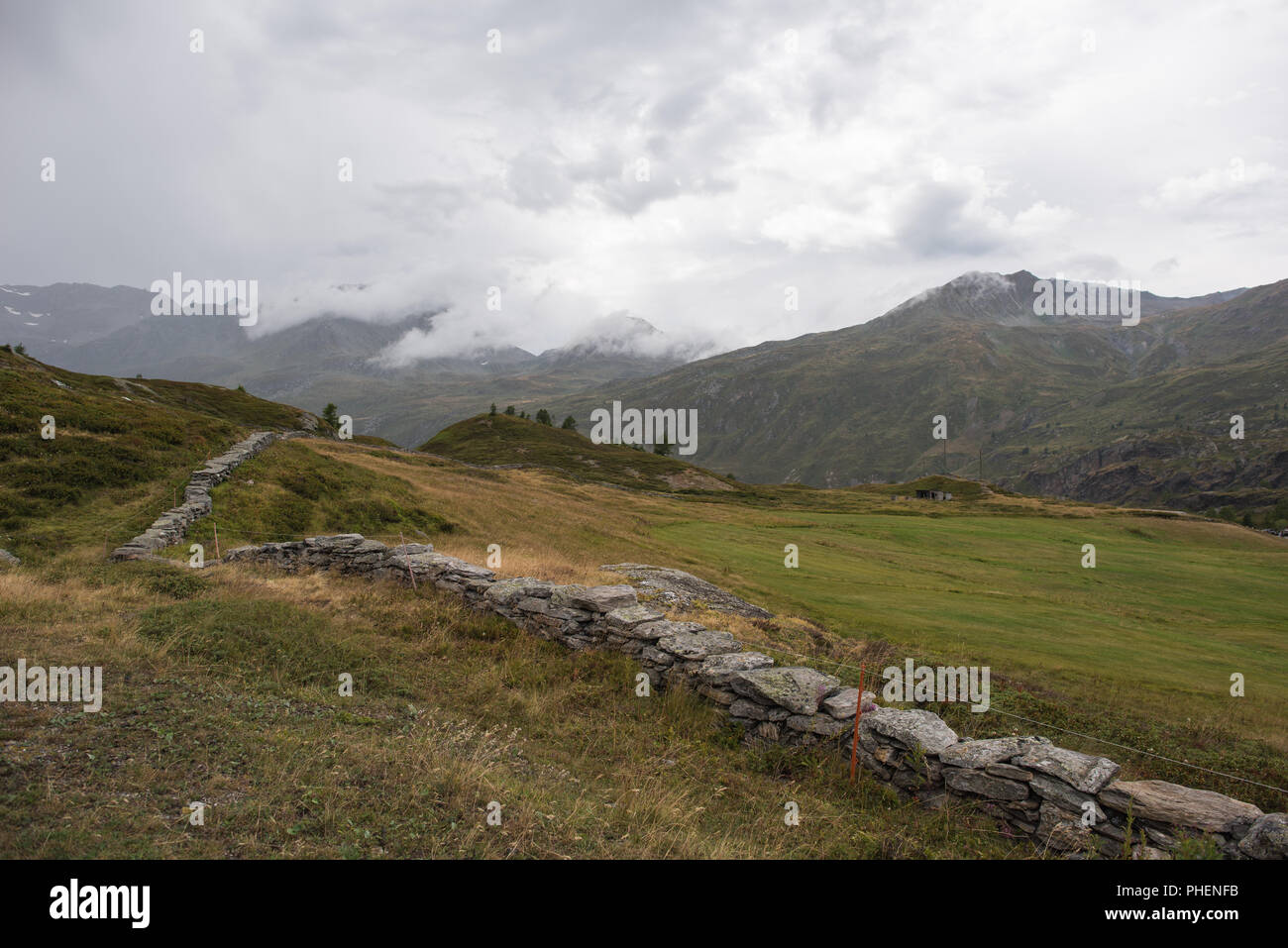 Simplon, Mountain Pass im Wallis Schweiz Stockfoto