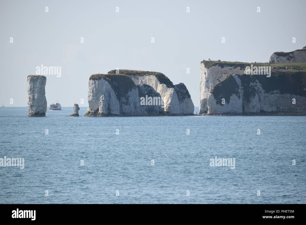 Old Harry Rocks Stockfoto