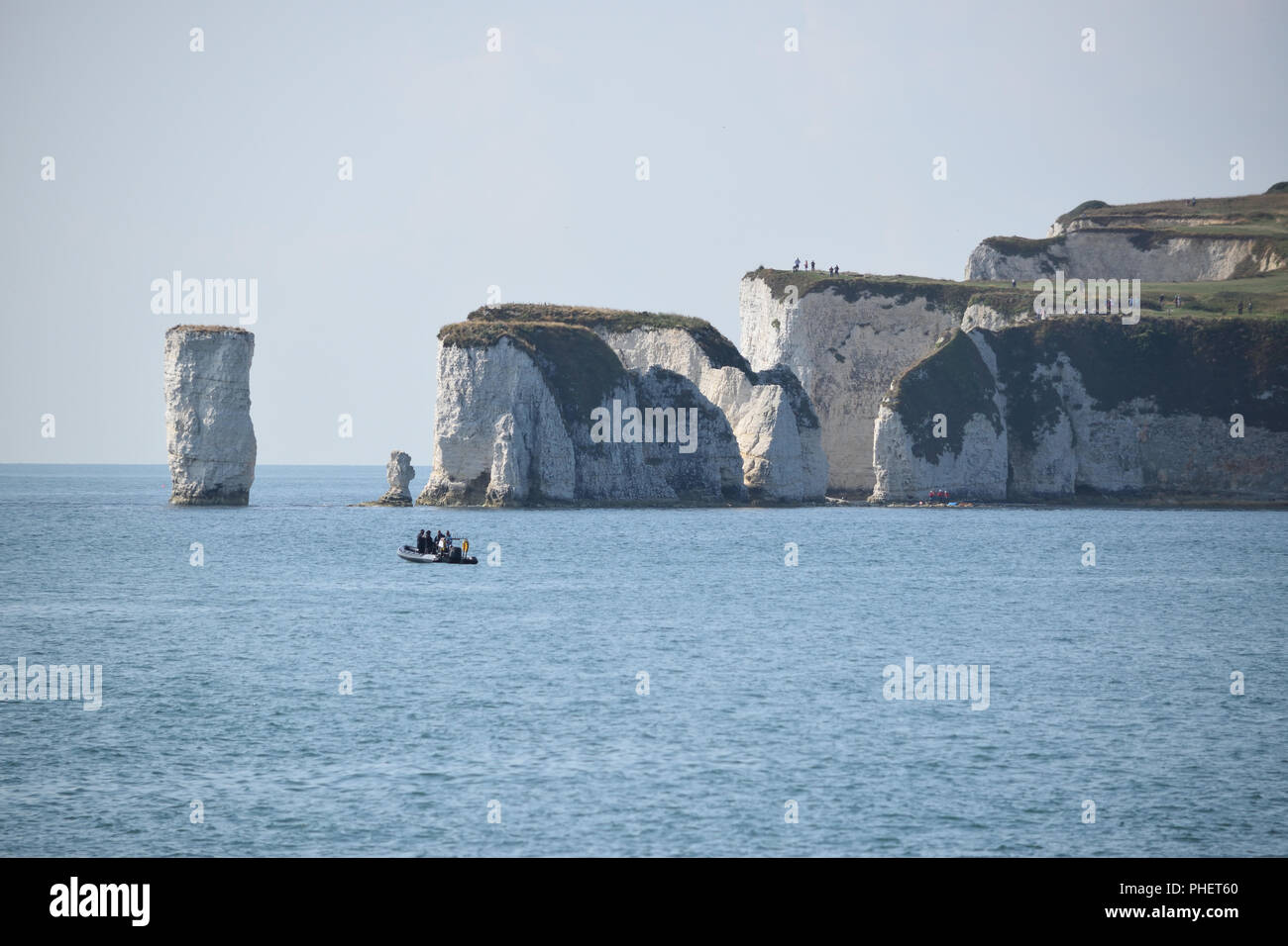 Old Harry Rocks Stockfoto