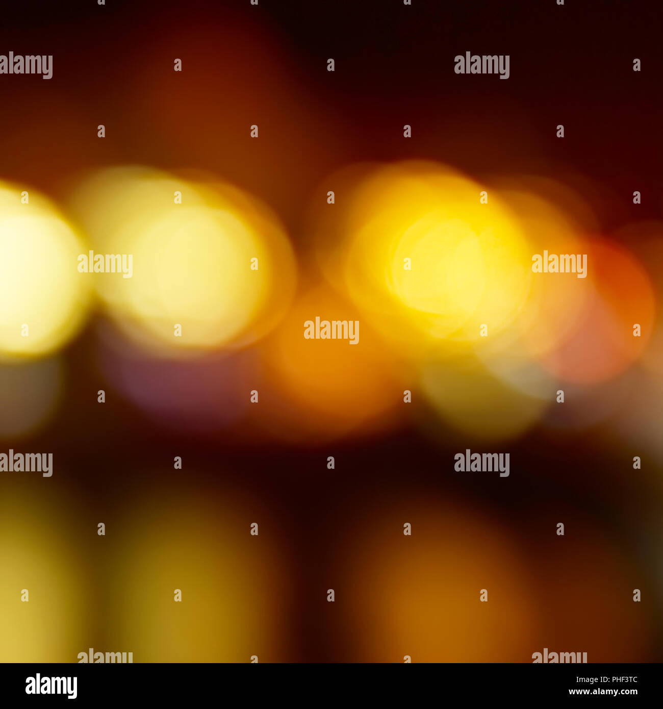 Blur abstrakt orange Holiday Lights Stockfoto