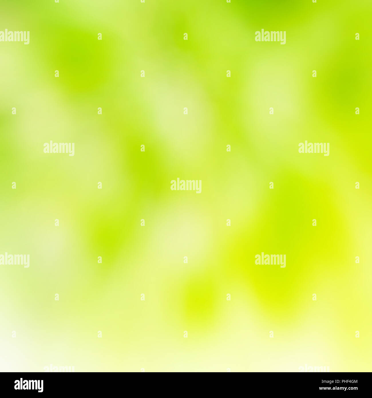 Grüne und gelbe Abstarct Lichtpunkte Stockfoto