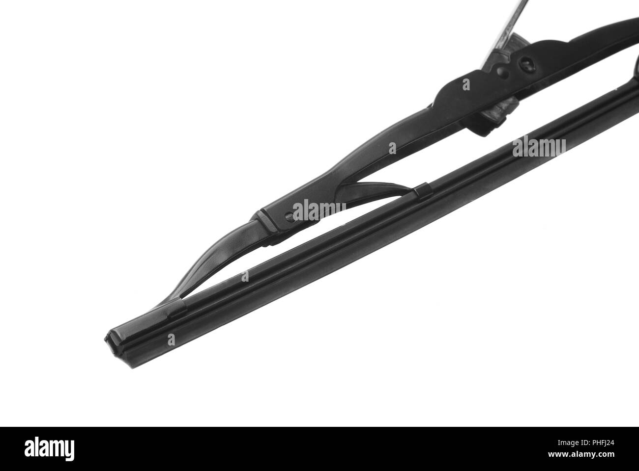Scheibenwischer isoliert auf weißem Stockfoto