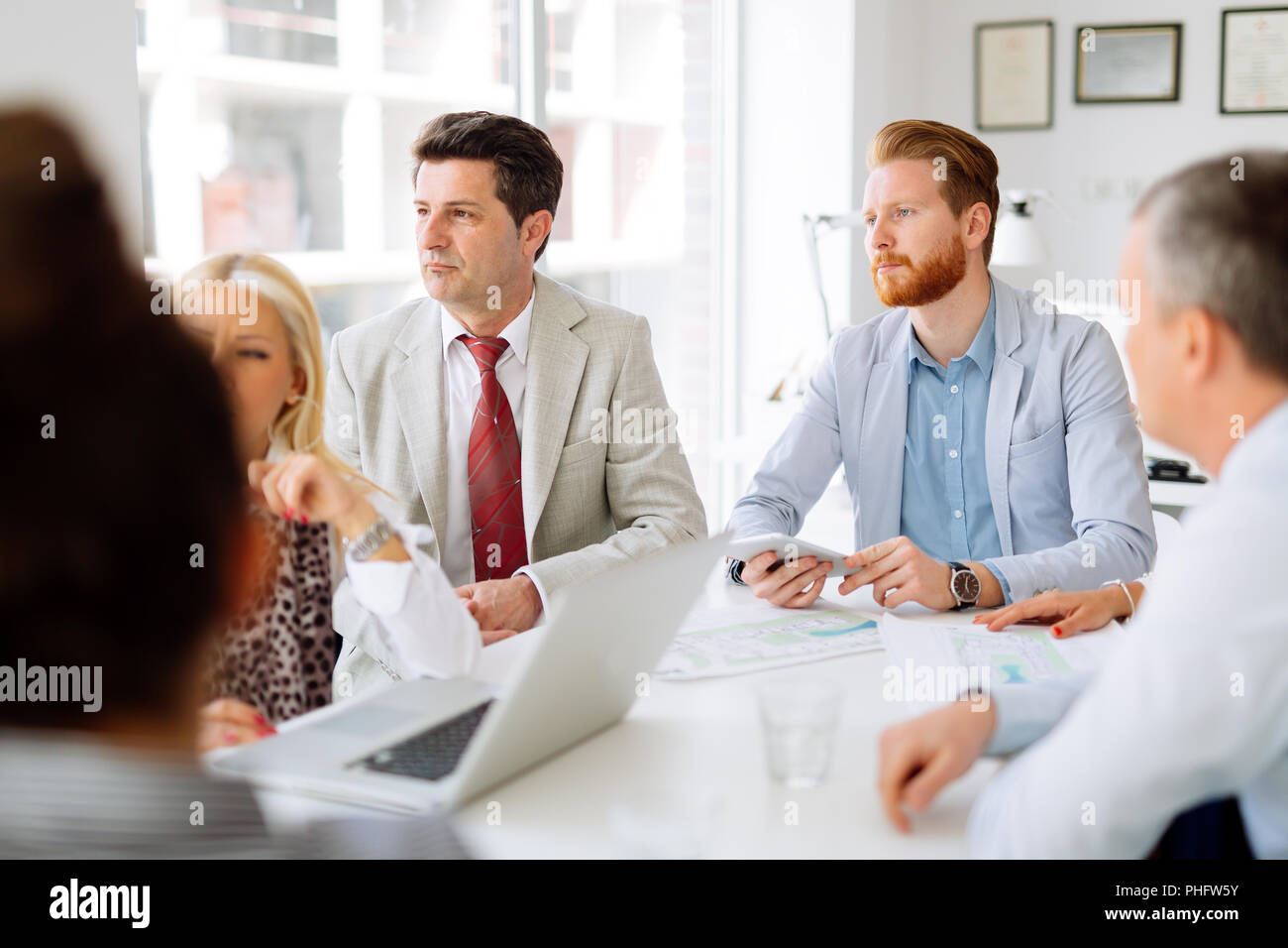 Business-Meeting und brainstorming Stockfoto