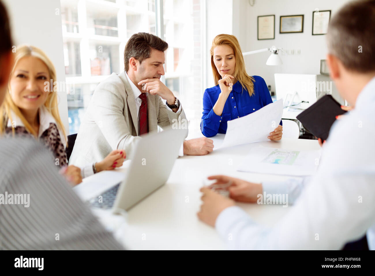 Business-Meeting und brainstorming Stockfoto