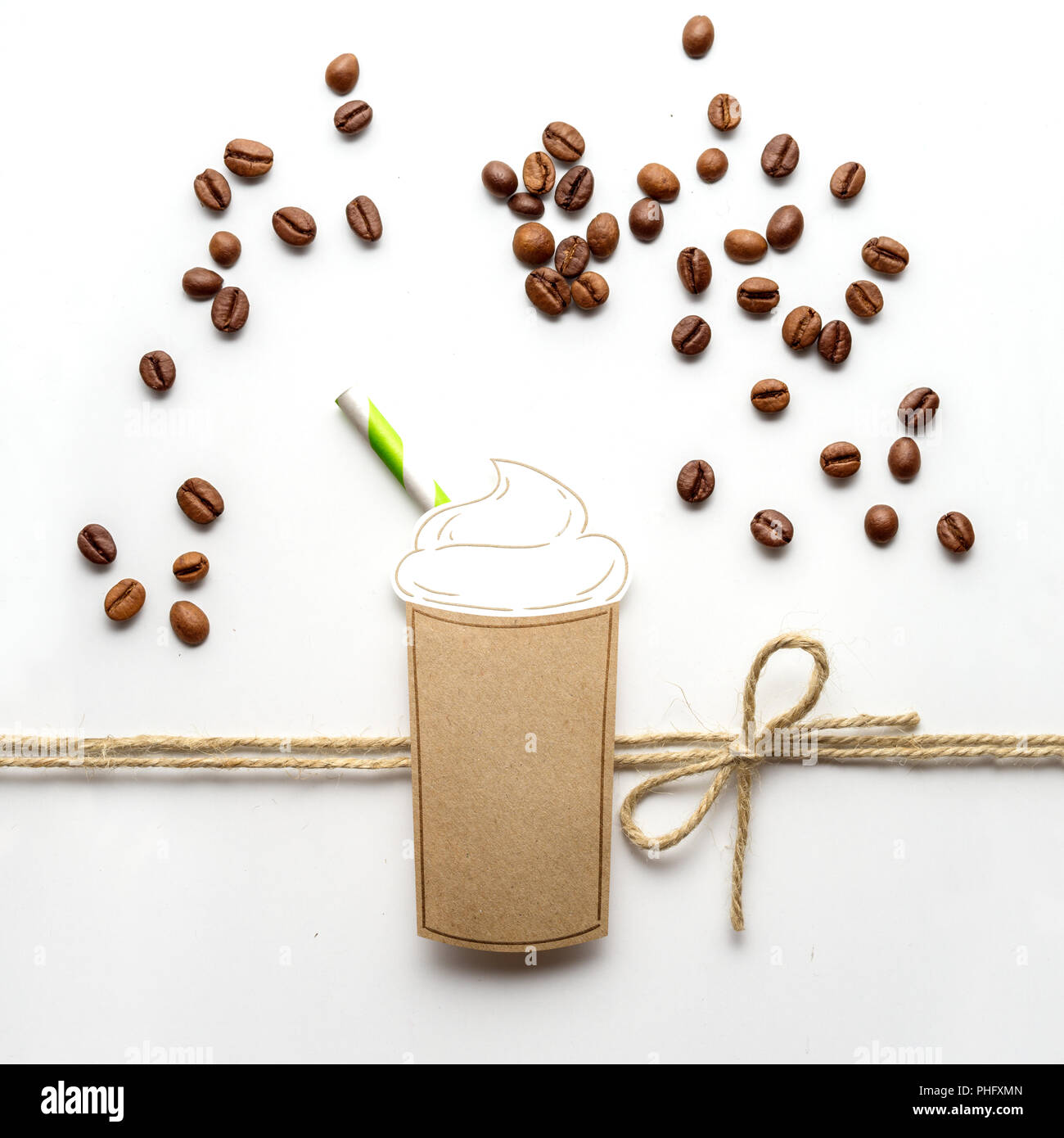 Heißes Getränk. Stockfoto