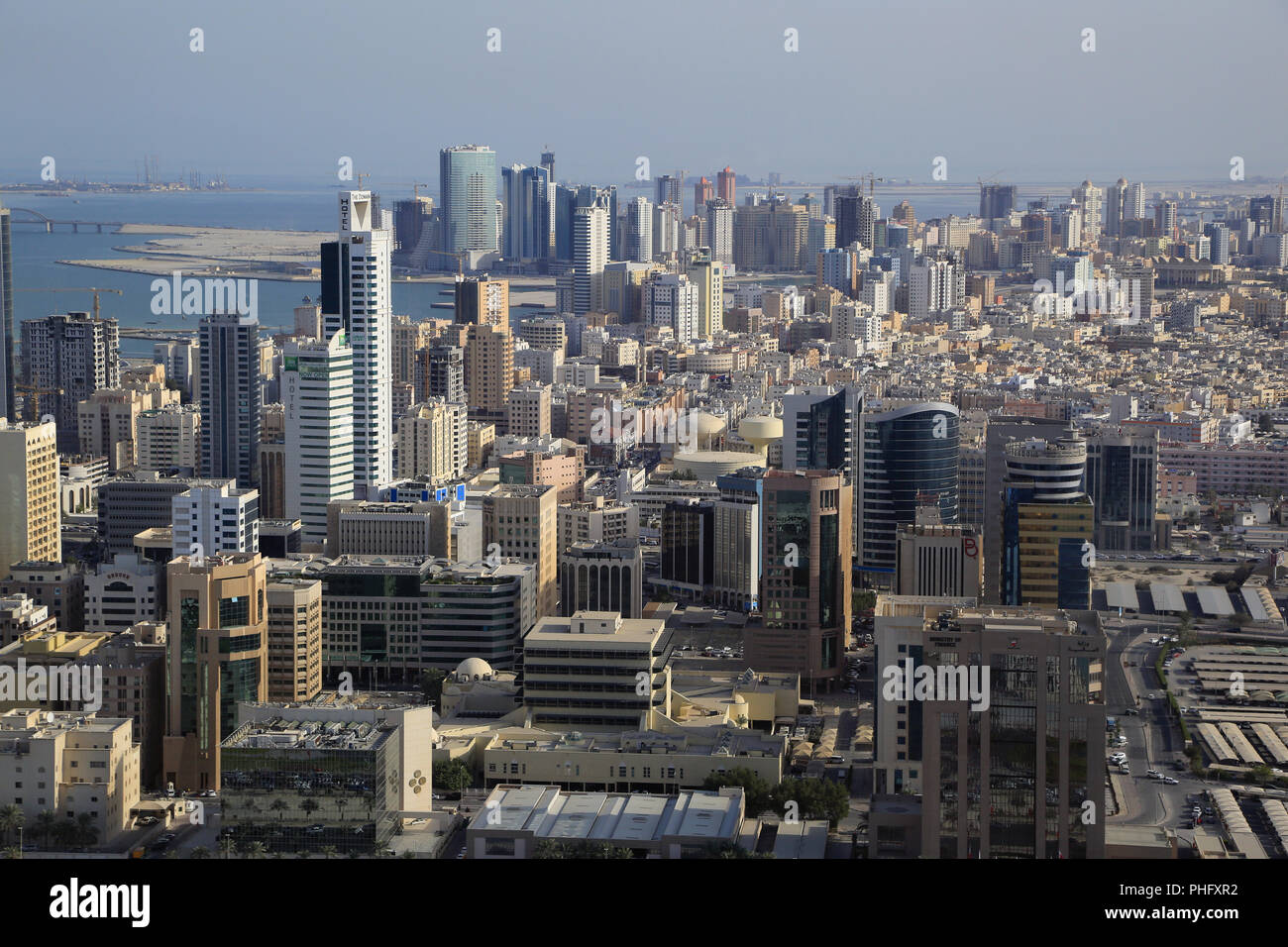 Bezirk Diplomatenviertel in Mamama, der Hauptstadt von Bahrain Stockfoto