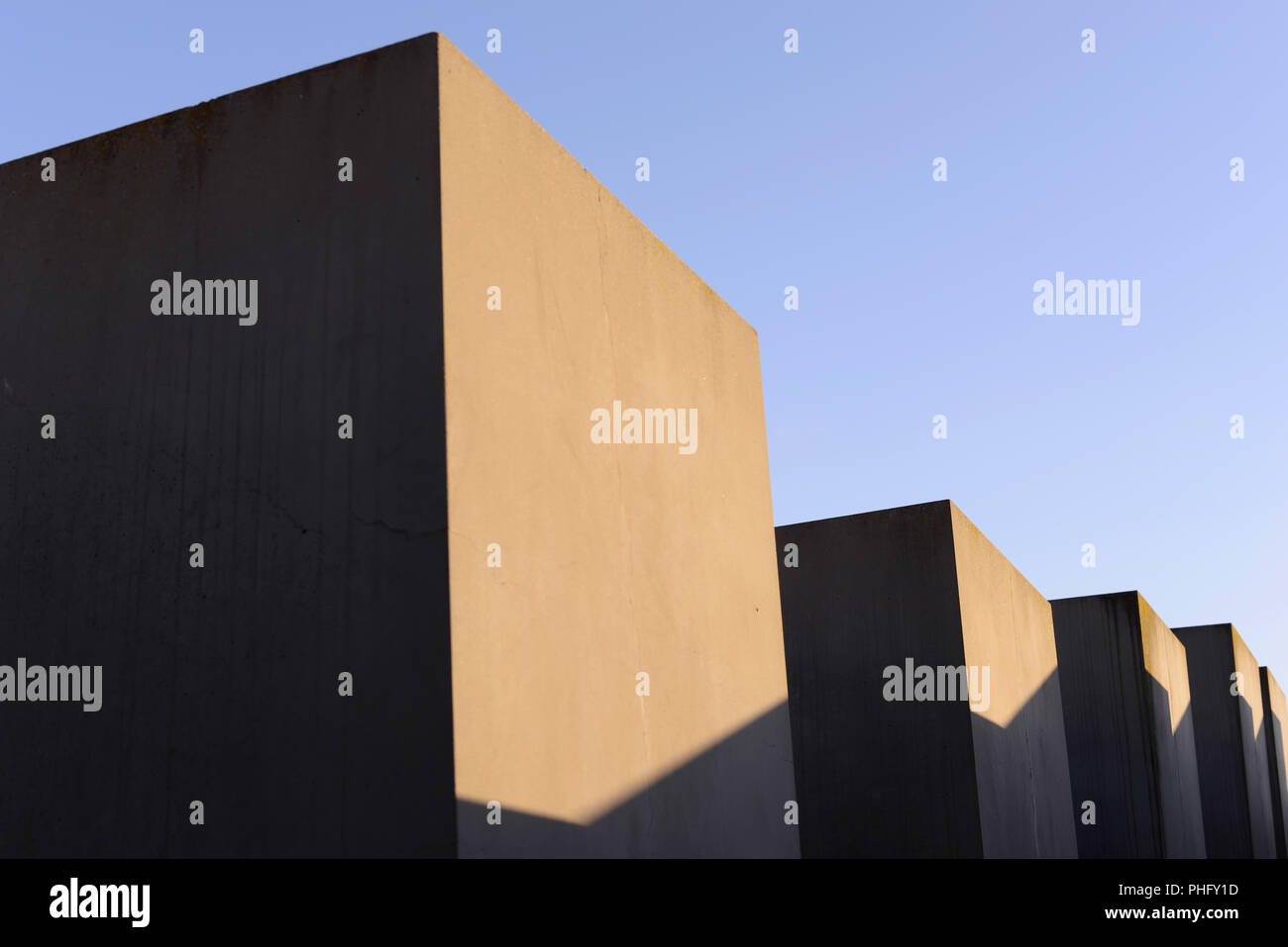 Holocaust-Mahnmal in Berlin Stockfoto