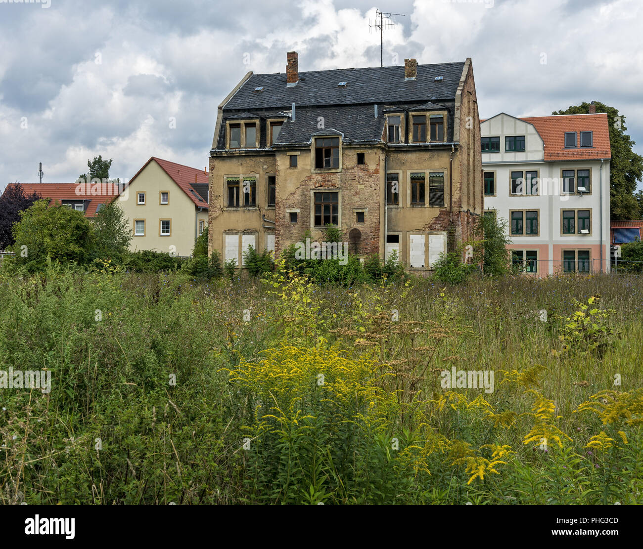 Alte Immobilien Stockfoto