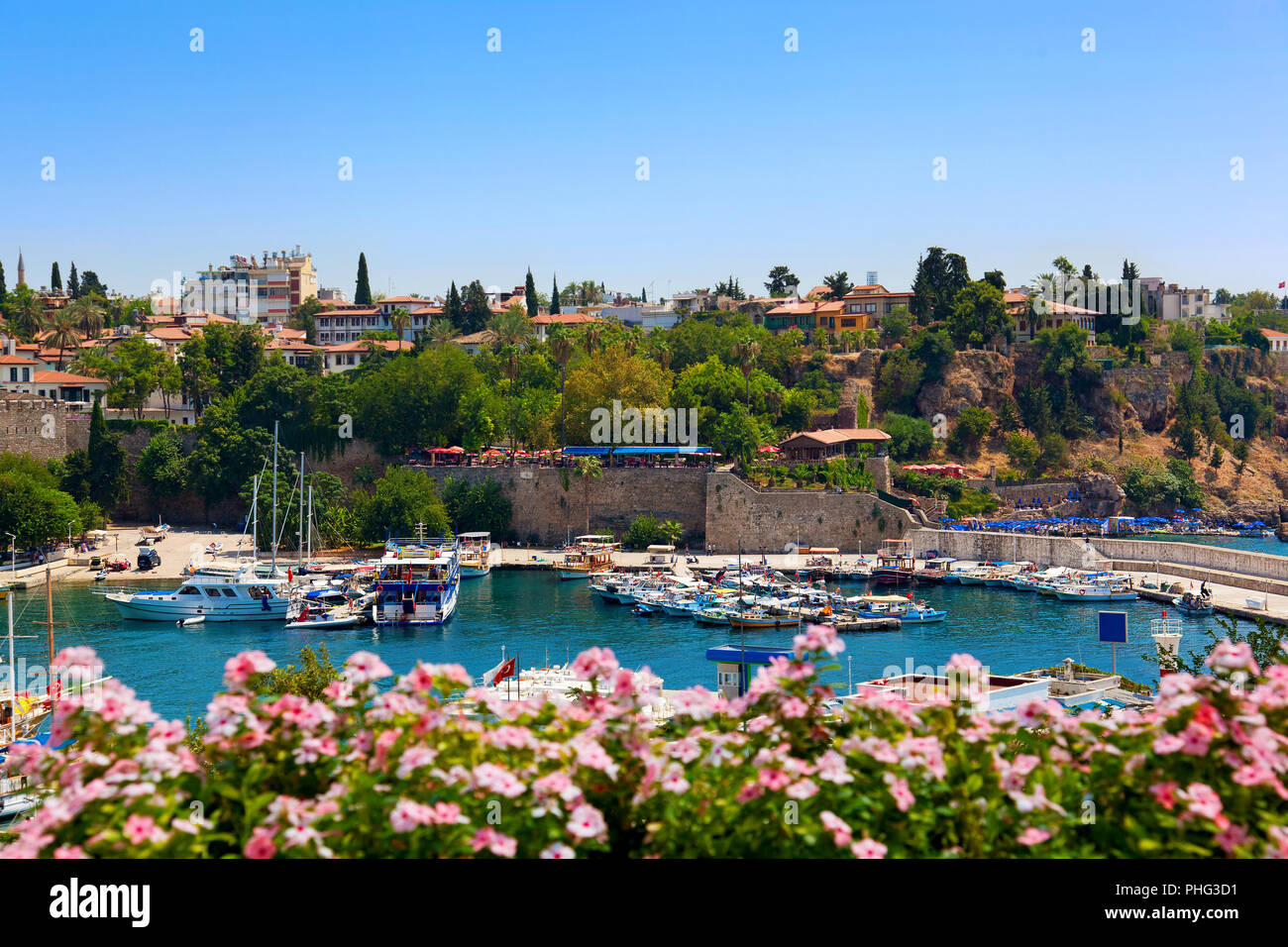 Alten Hafen in Antalya, Türkei Stockfoto