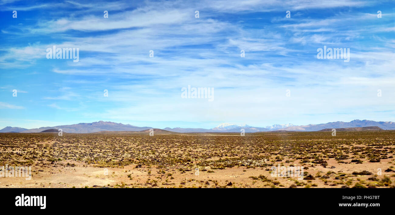 Nasca peruanische Wüste panorama Stockfoto