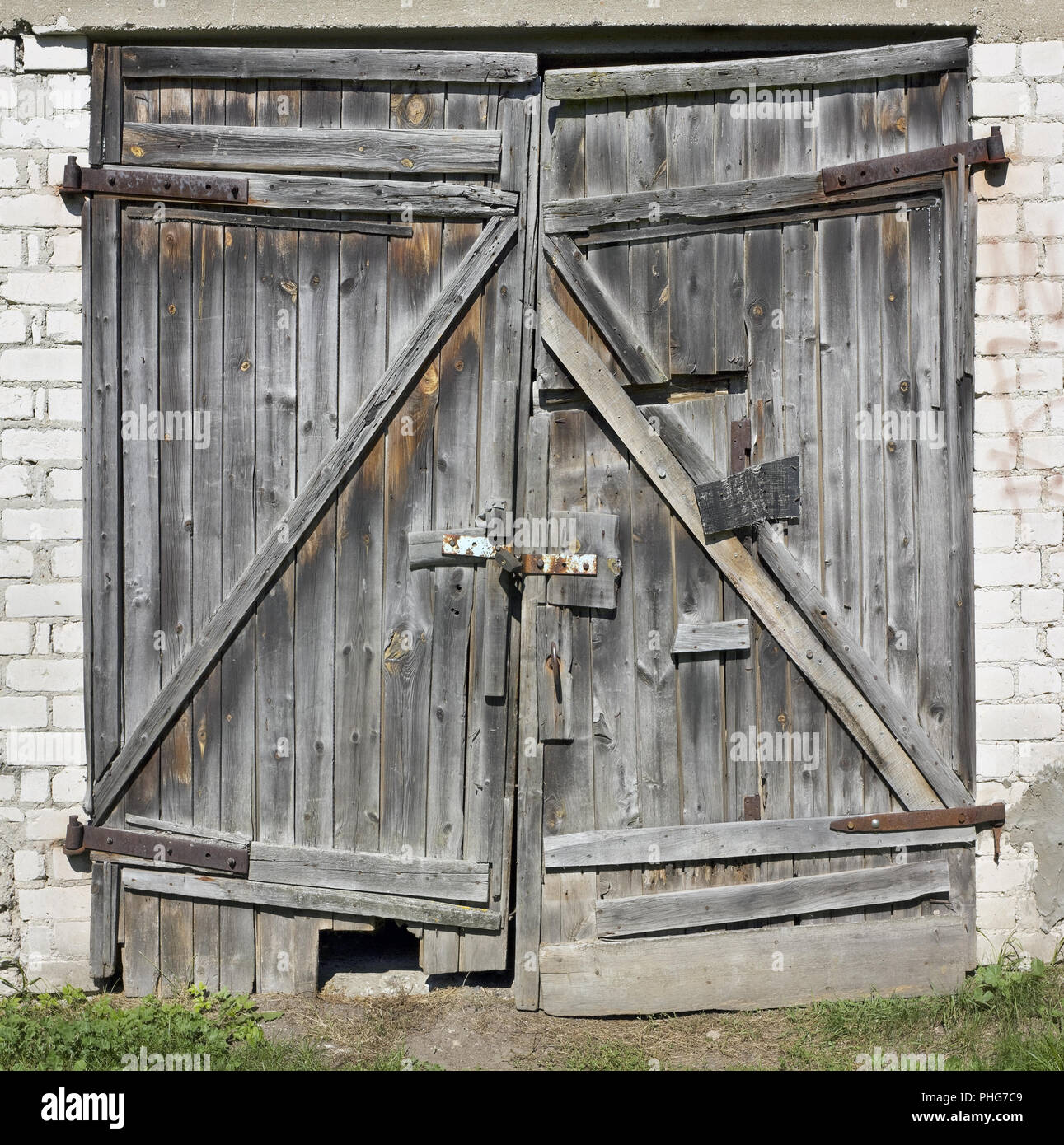 Halloween Monster gate Stockfoto