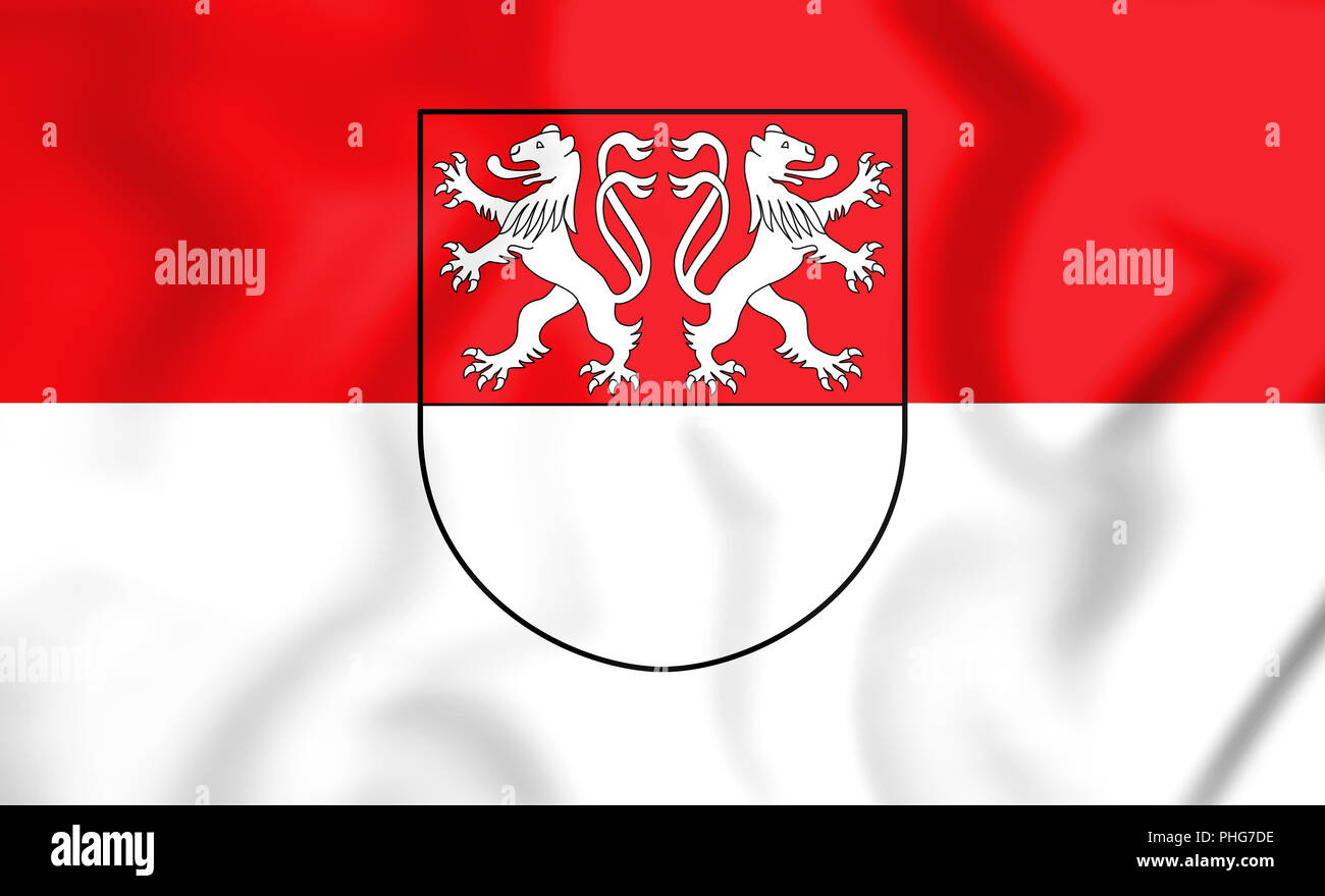 3D-Markierung aus Witten (Nordrhein-Westfalen), Deutschland. 3D-Darstellung. Stockfoto 3D-Markierung aus Witten (Nordrhein-Westfalen), Deutschland. 3D-Darstellung. Stockfoto
