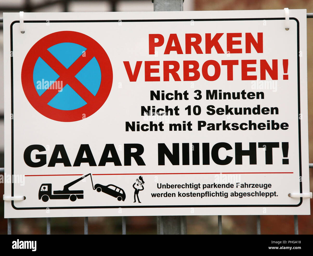 Parken Verboten Stockfotos & Parken Verboten Bilder - Alamy