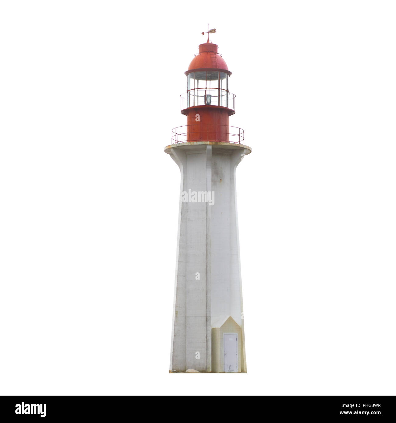 Leuchtturm mit Red Top Stockfoto