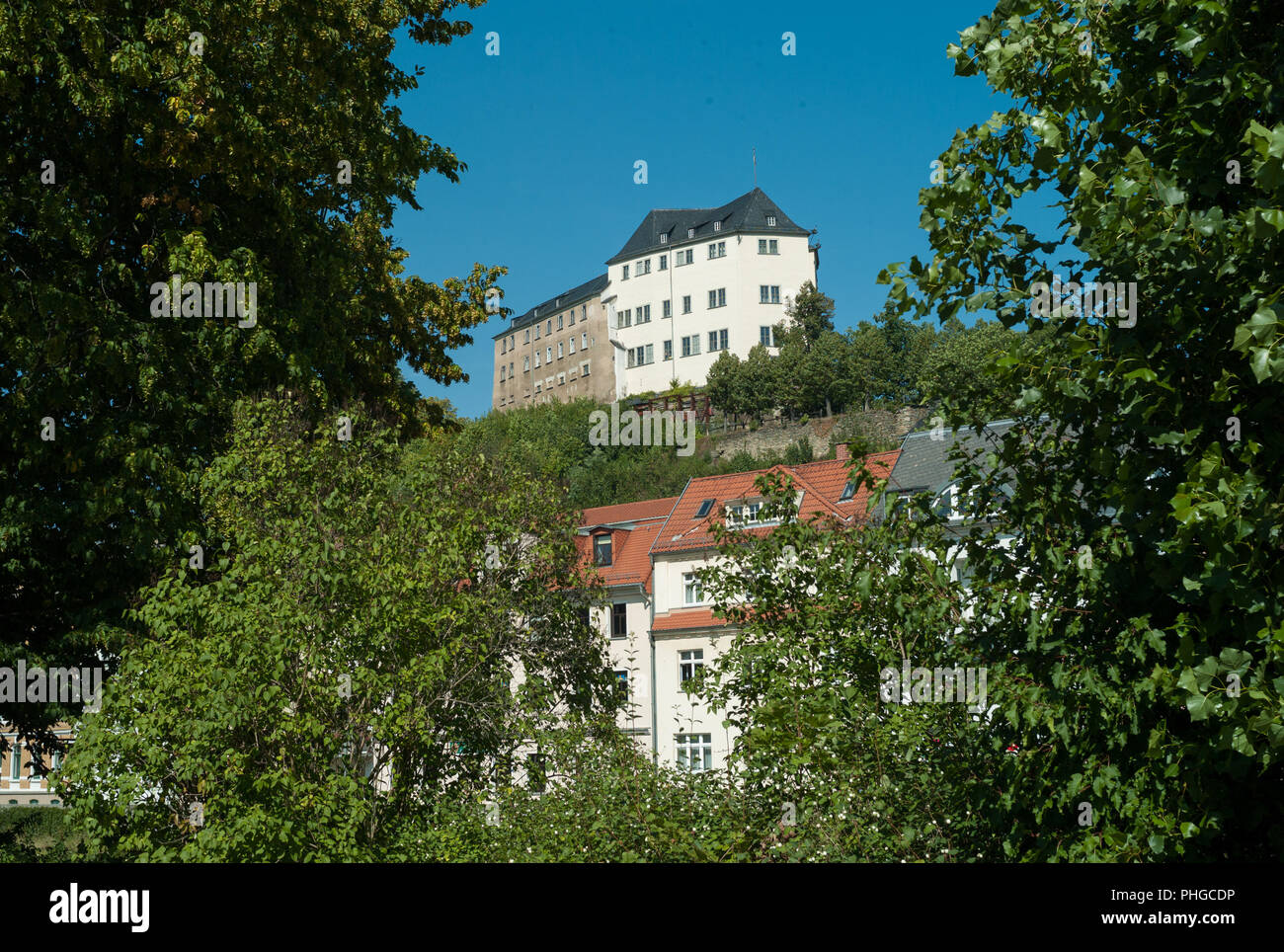 Schloss Greiz (Thüringen) Stockfoto