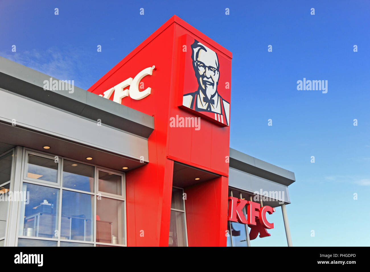 Kentucky Fried Chicken Restaurant, Shrewsbury Stockfoto