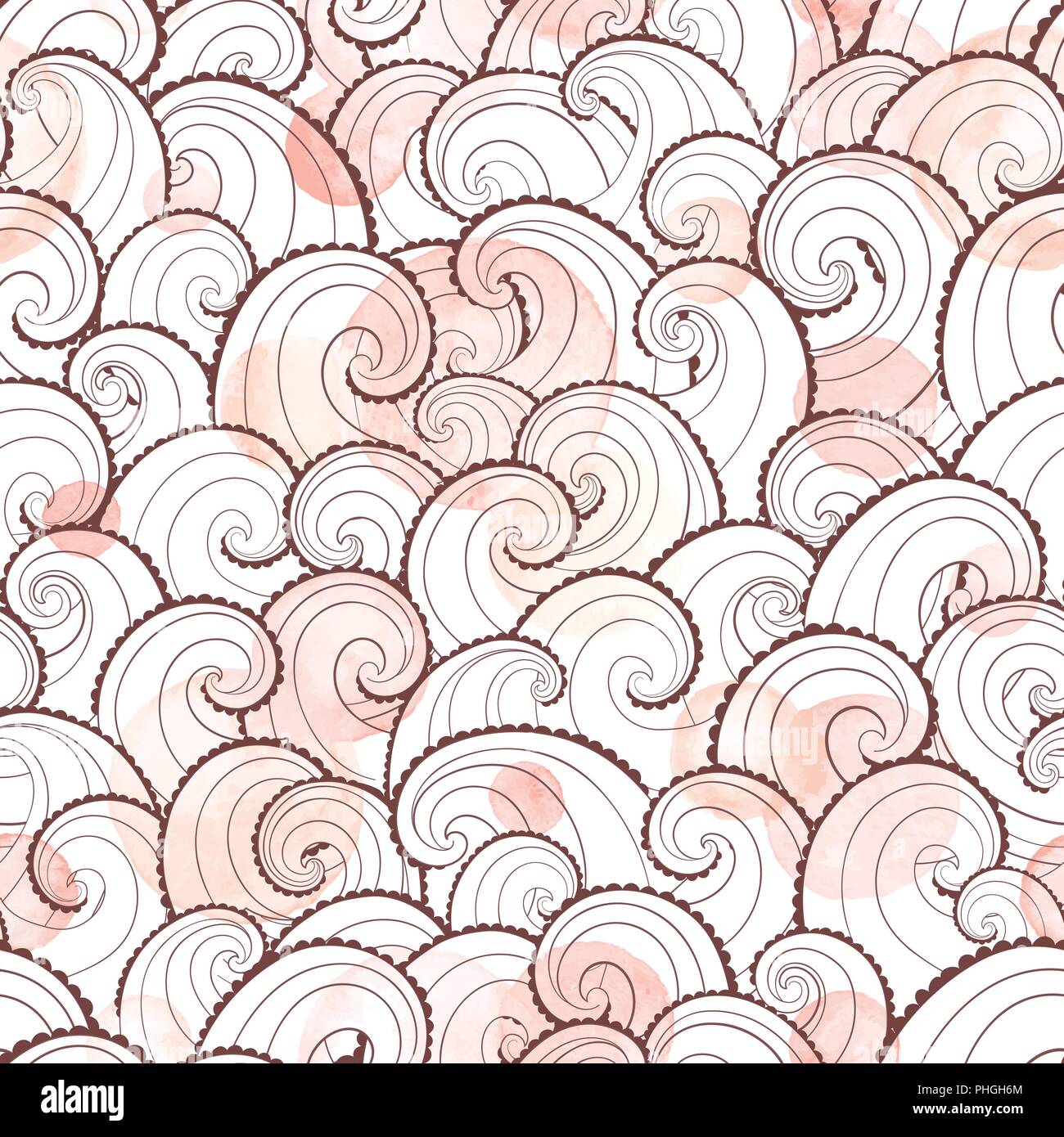 Nautische nahtlose Hintergrund Stock Vektor