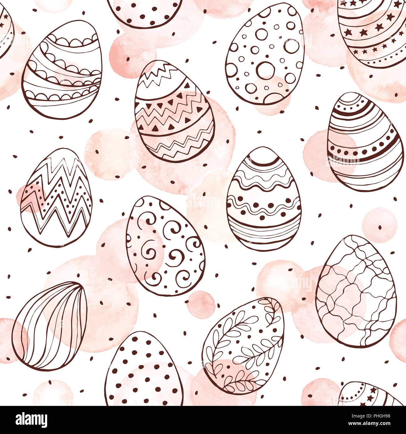 Ostern Eiern Hintergrund Stock Vektor