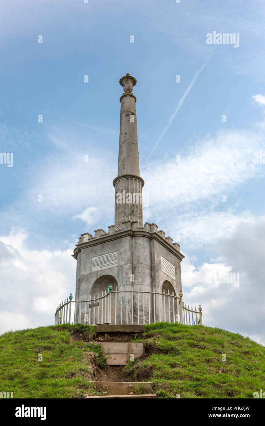 Simmons Memorial, Dane John Gärten, Canterbury. Stockfoto
