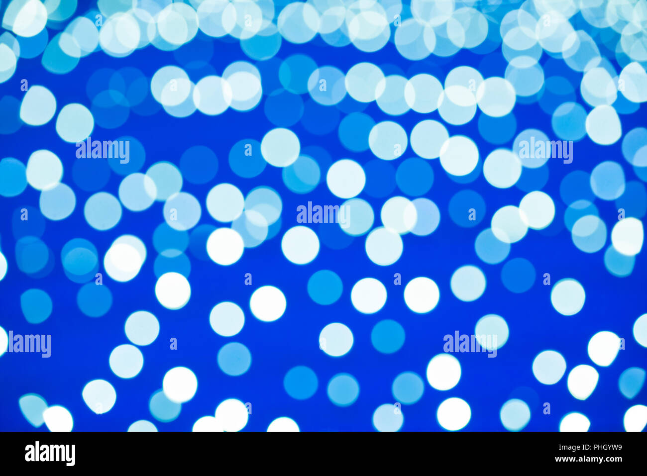 Blue blur Holiday Lights Stockfoto