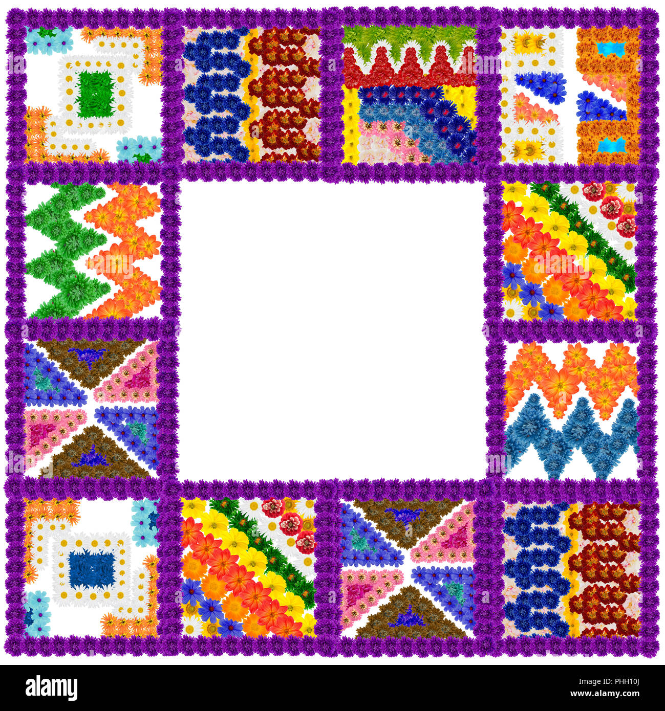 Abstrakte quadratischen Bilderrahmen Stockfoto