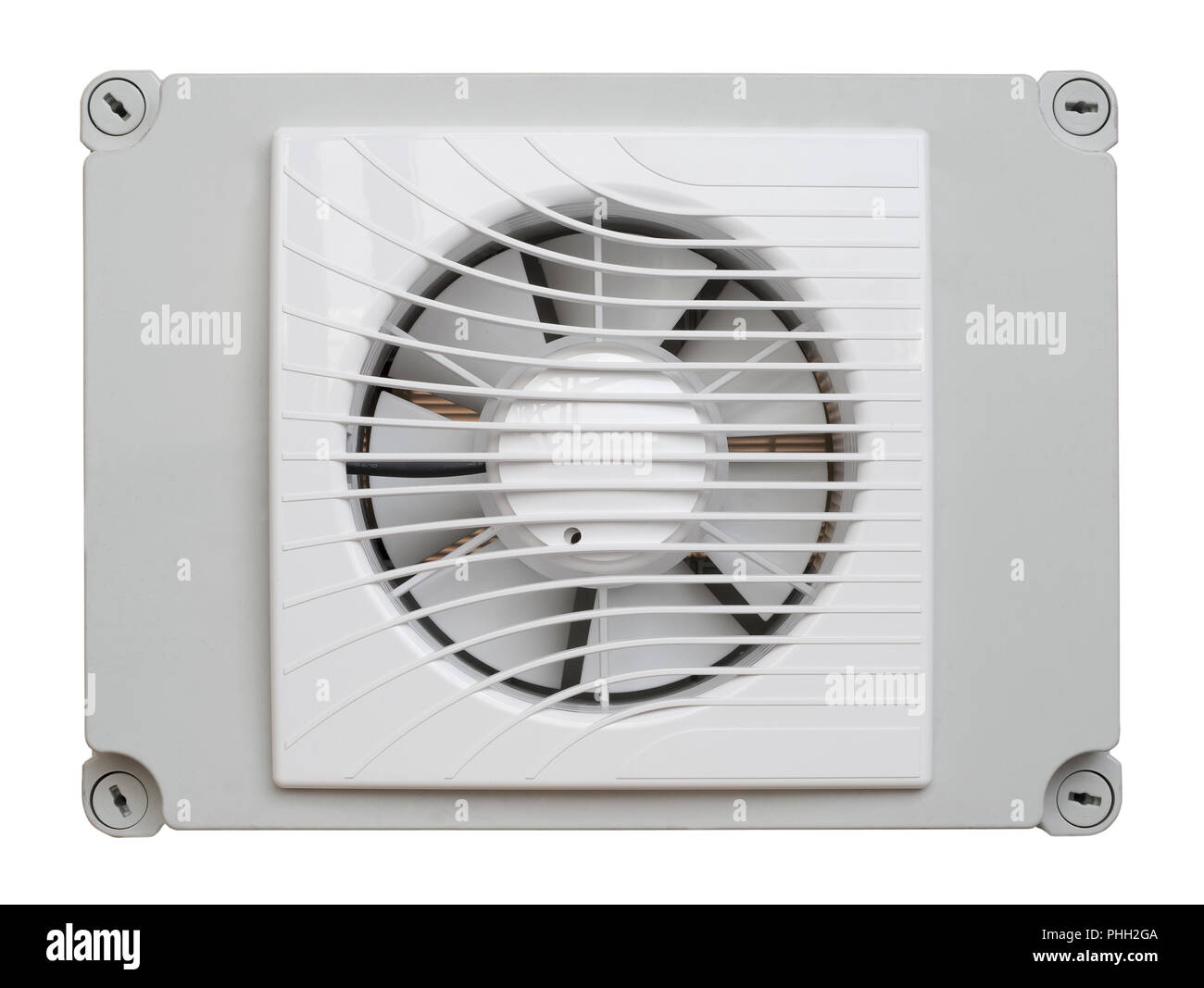 Weiße Industrie Kunststoff Ventilator Stockfoto