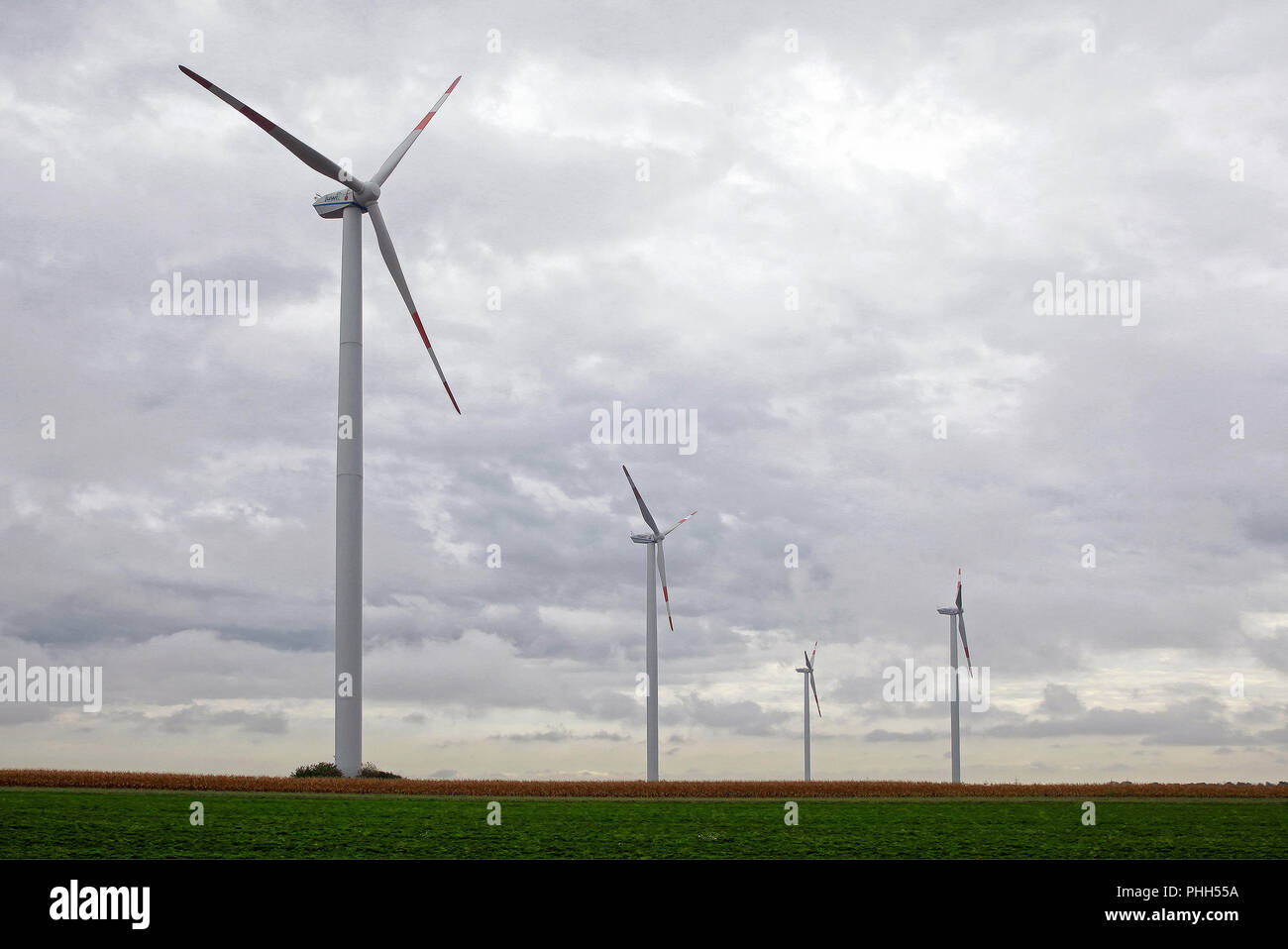 Windgenerator Stockfoto