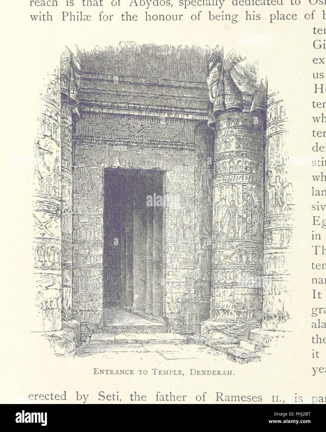 Bild von Seite 106 "Das Land der Pharaonen ... Teilweise von R. Lovett geschrieben... Mit einem zusätzlichen Kapitel über die jüngsten Entdeckungen von Professor Flinders Petrie". Stockfoto