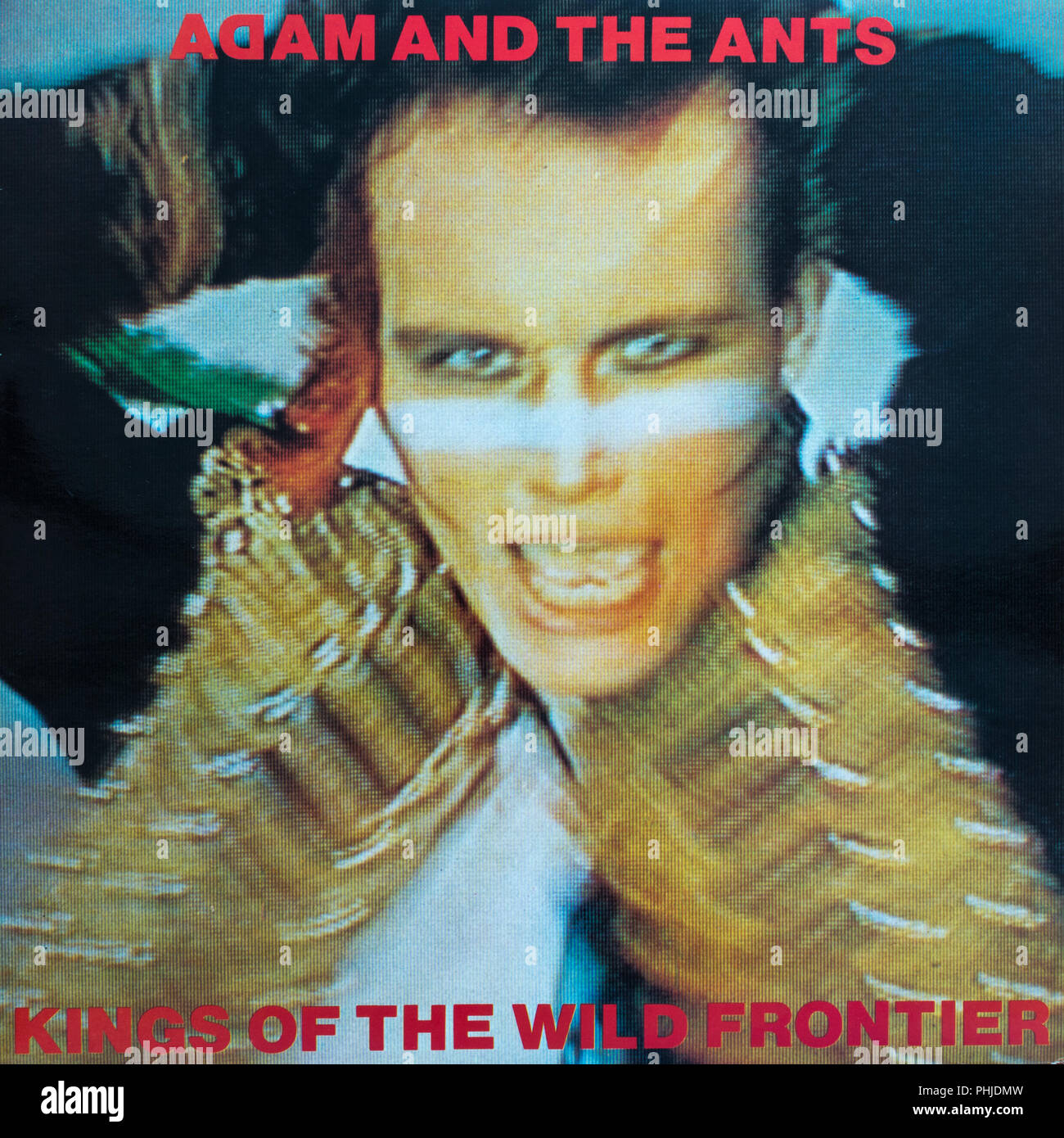 Adam und die Ameisen Könige der Wild Frontier Album Cover Stockfoto