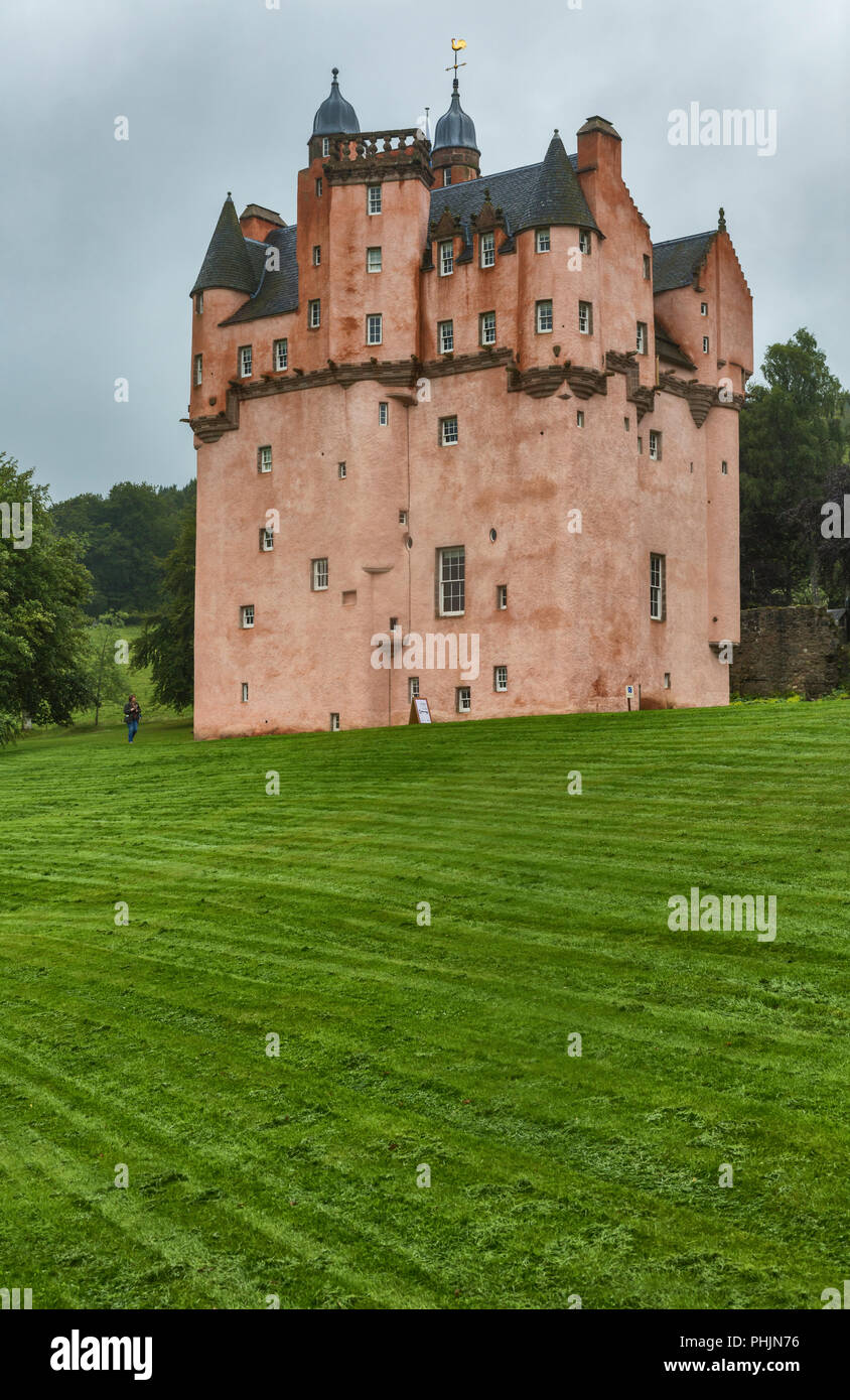 Craigievar Castle (1626), Aberdeenshire, Schottland, Großbritannien Stockfoto