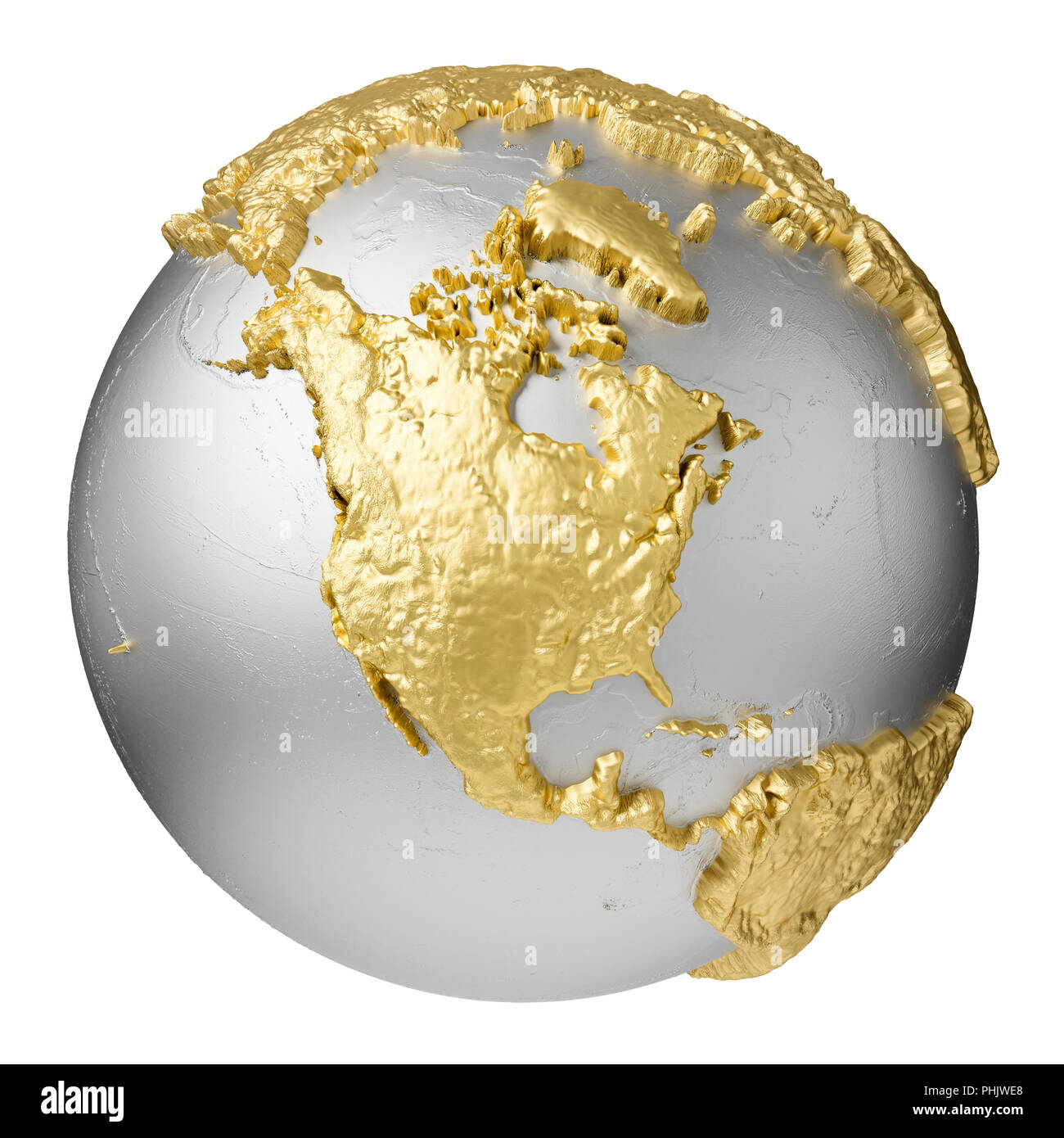 Gold Nordamerika Stockfoto