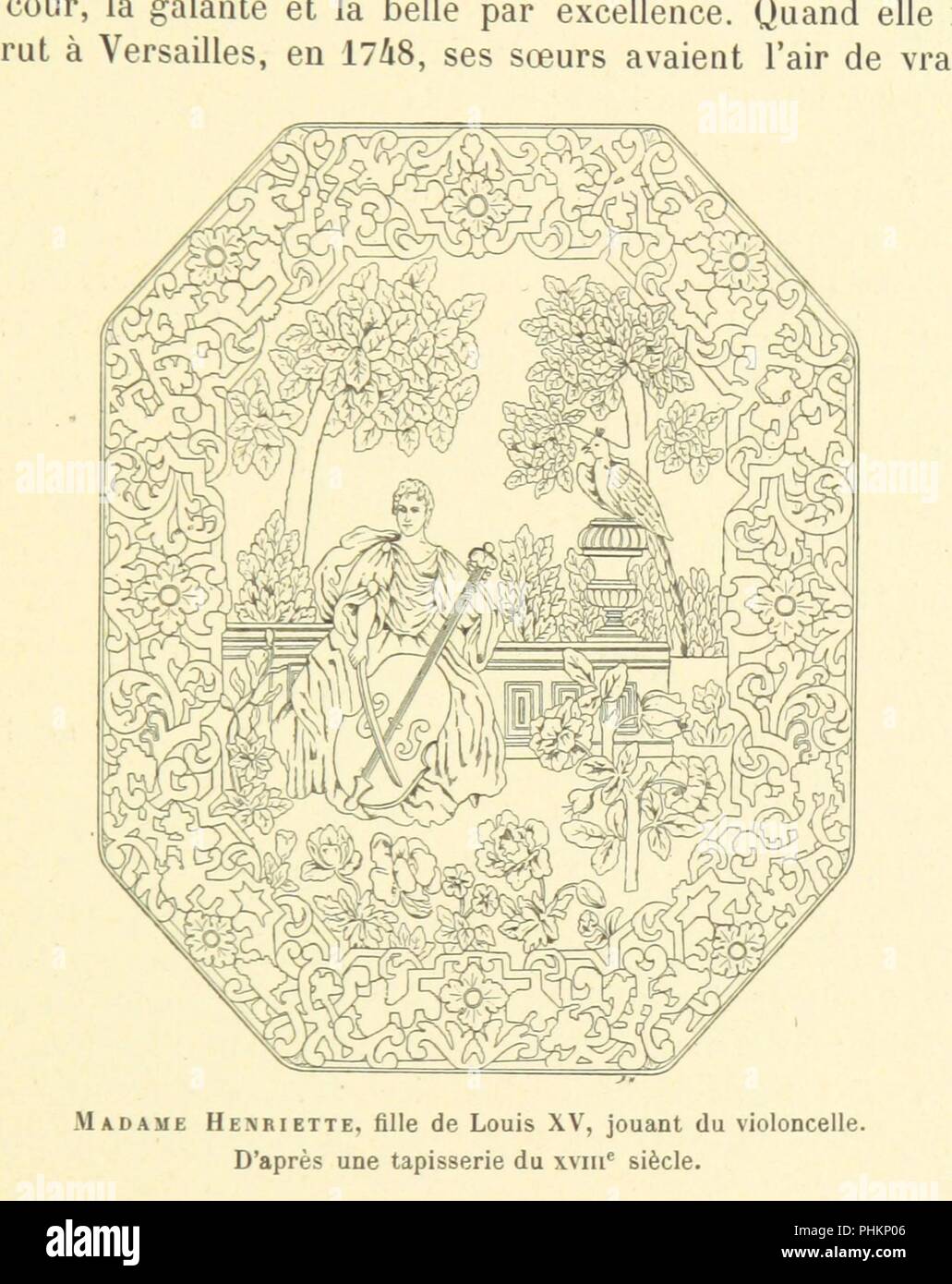 Bild von Seite 25 der 'La France sous Louis XV, 1723-1774". Stockfoto