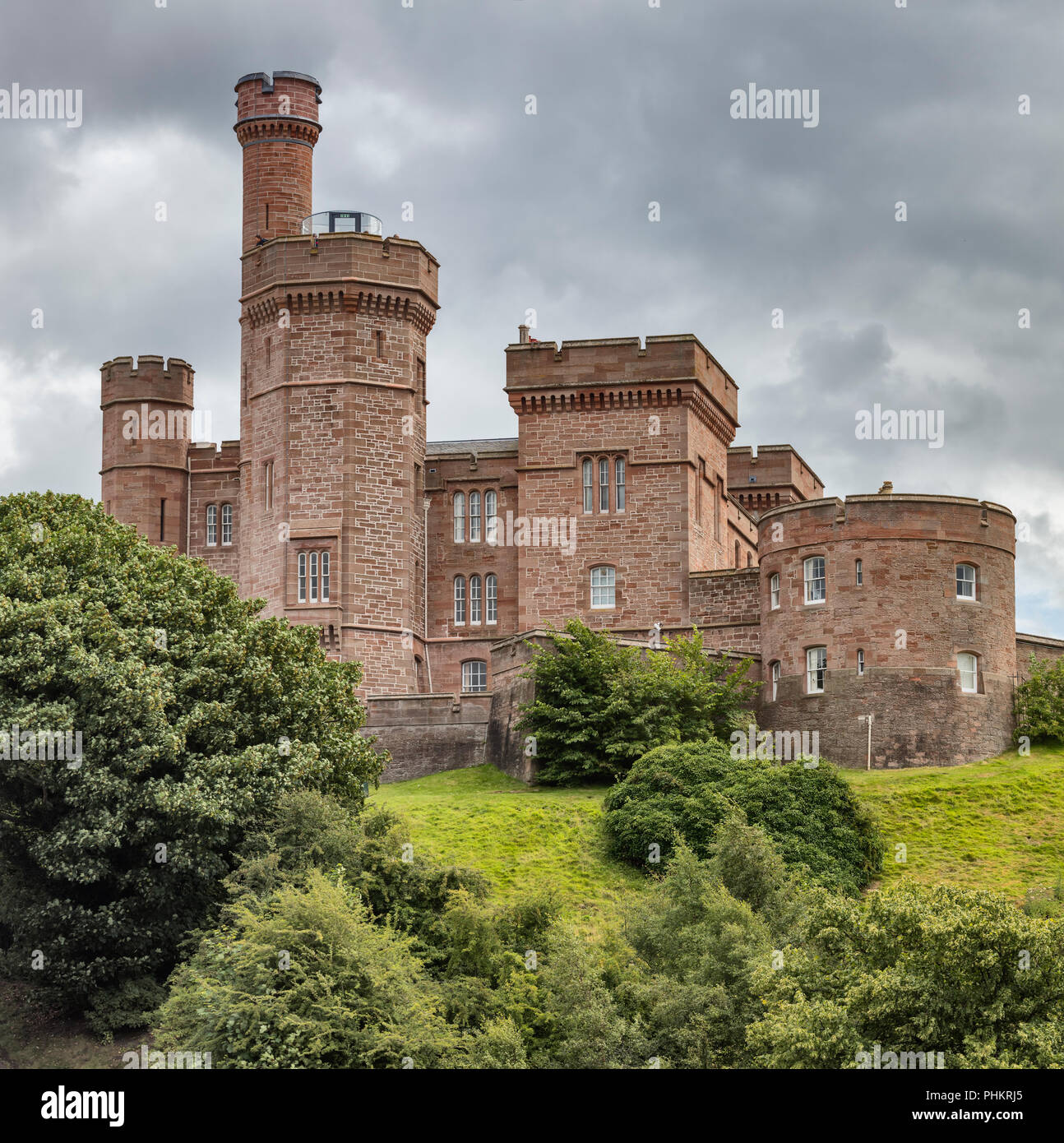 Schloss Inverness, Inverness, Inverness-shire, Schottland, Großbritannien Stockfoto