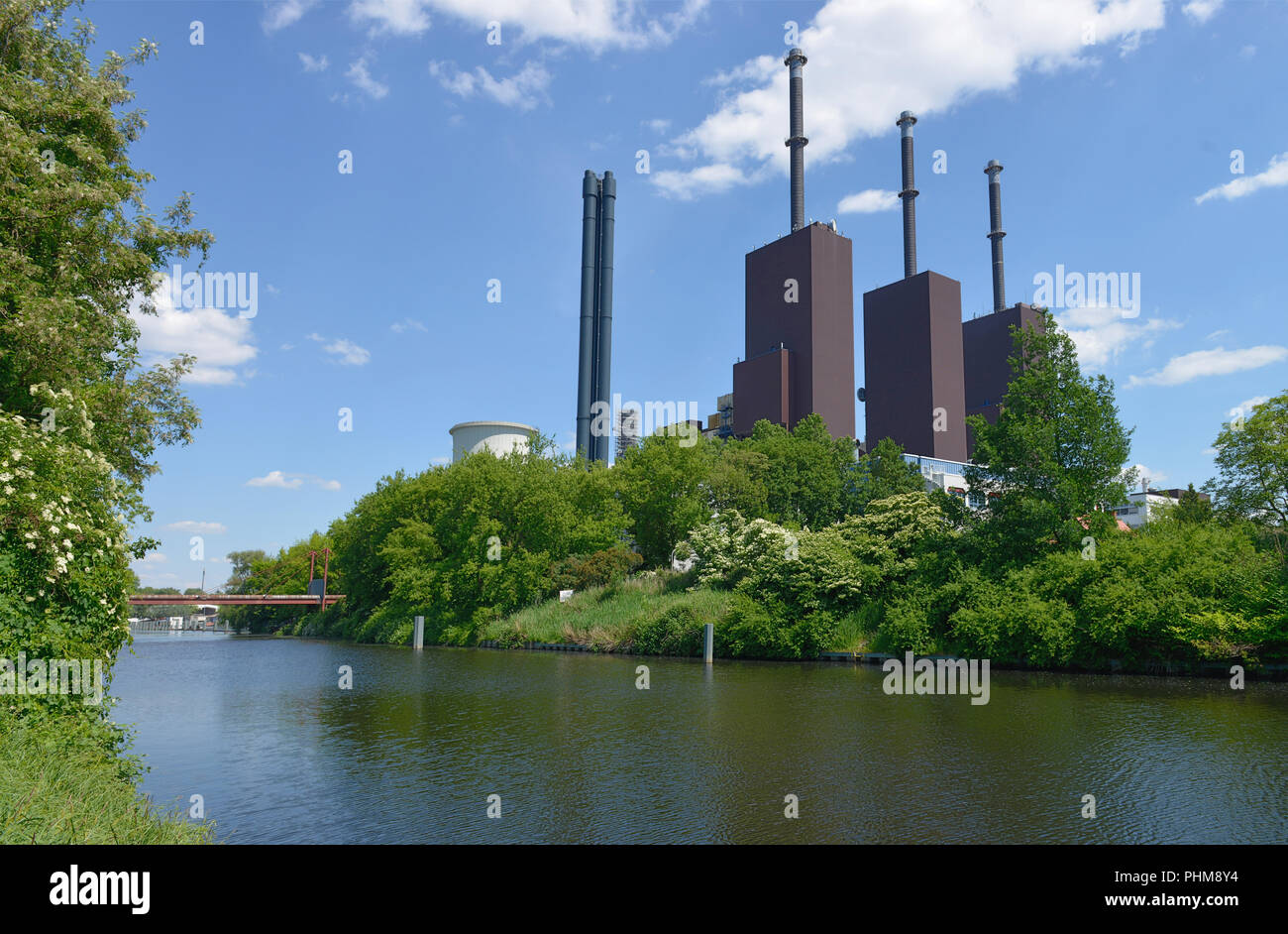 Heizkraftwerk Lichterfelde, Teltowkanal, Lichterfelde, Berlin