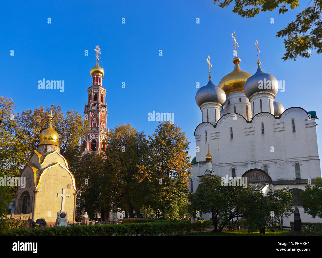 Novodevichiy Convent in Moskau, Russland Stockfoto